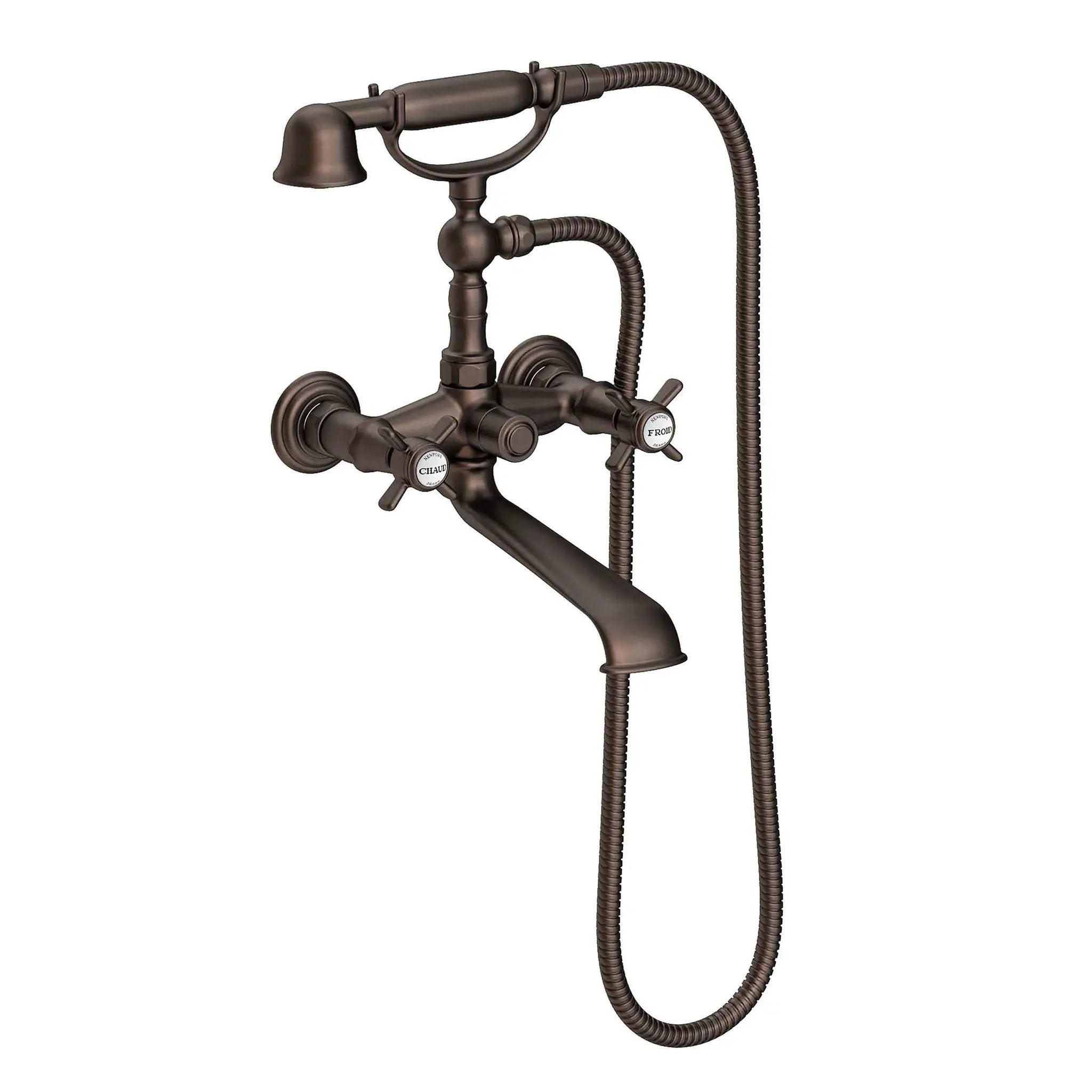 Newport Brass Fairfield Exposed Tub & Hand Shower Set - Wall Mount by Newport Brass