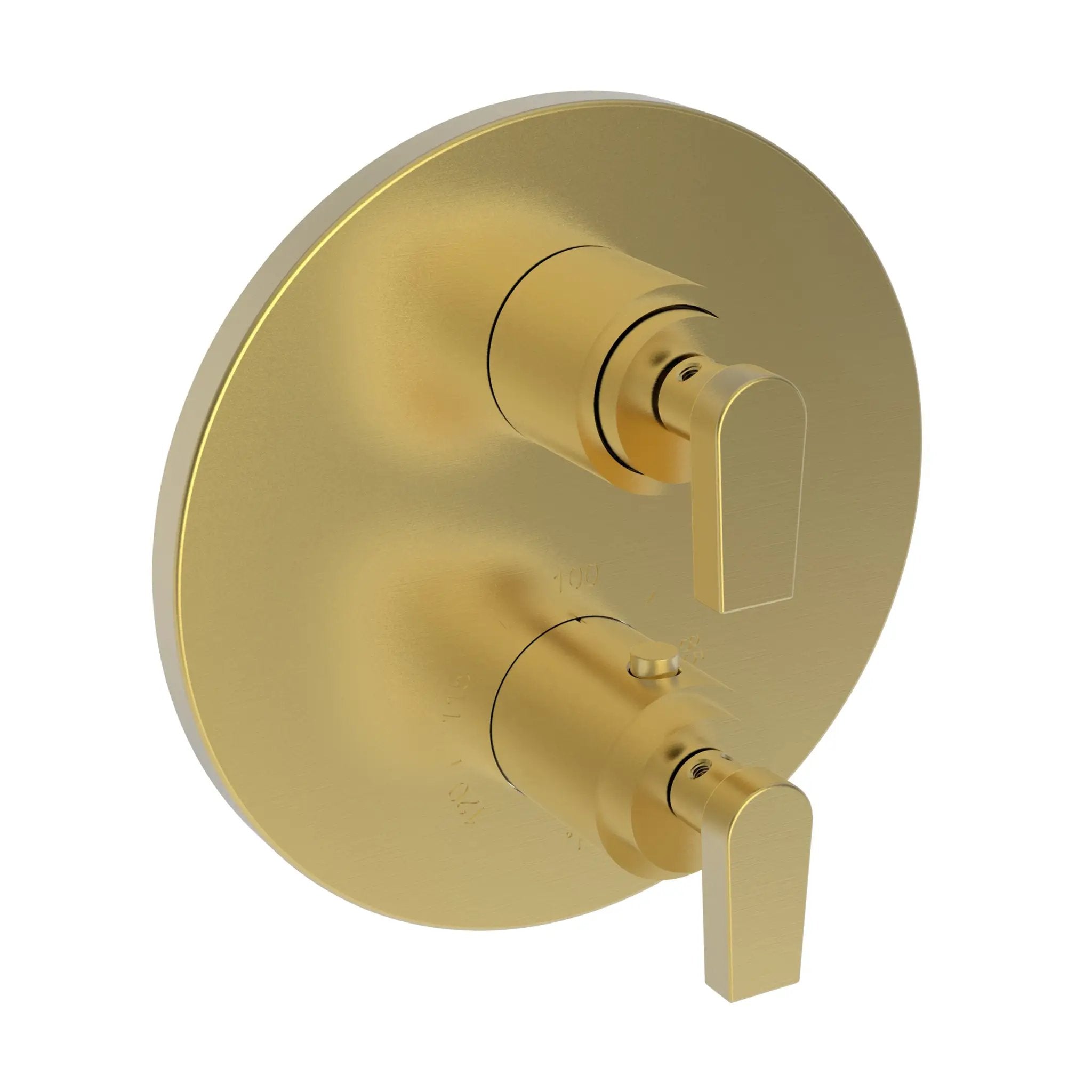 Newport Brass Dorrance 1/2" Round Thermostatic Trim Plate with Handle by Newport Brass