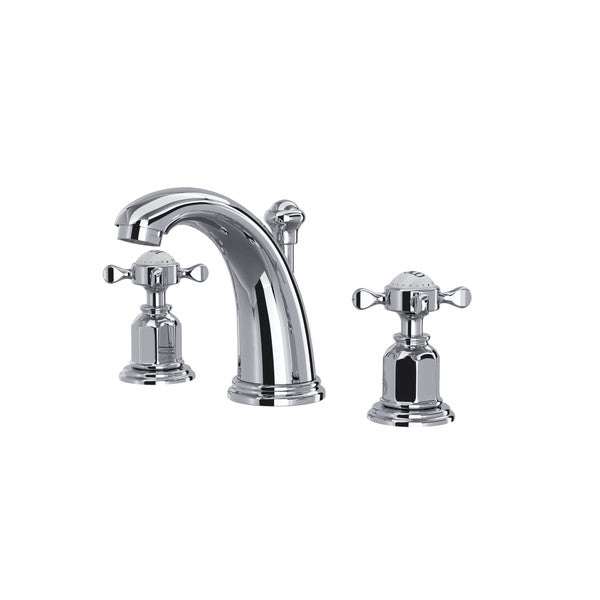 polished chrome bathroom faucet