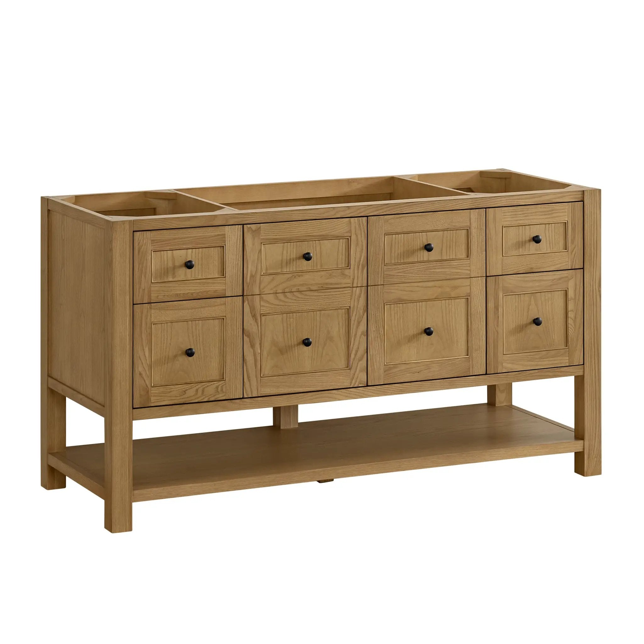 light natural oak vanity
