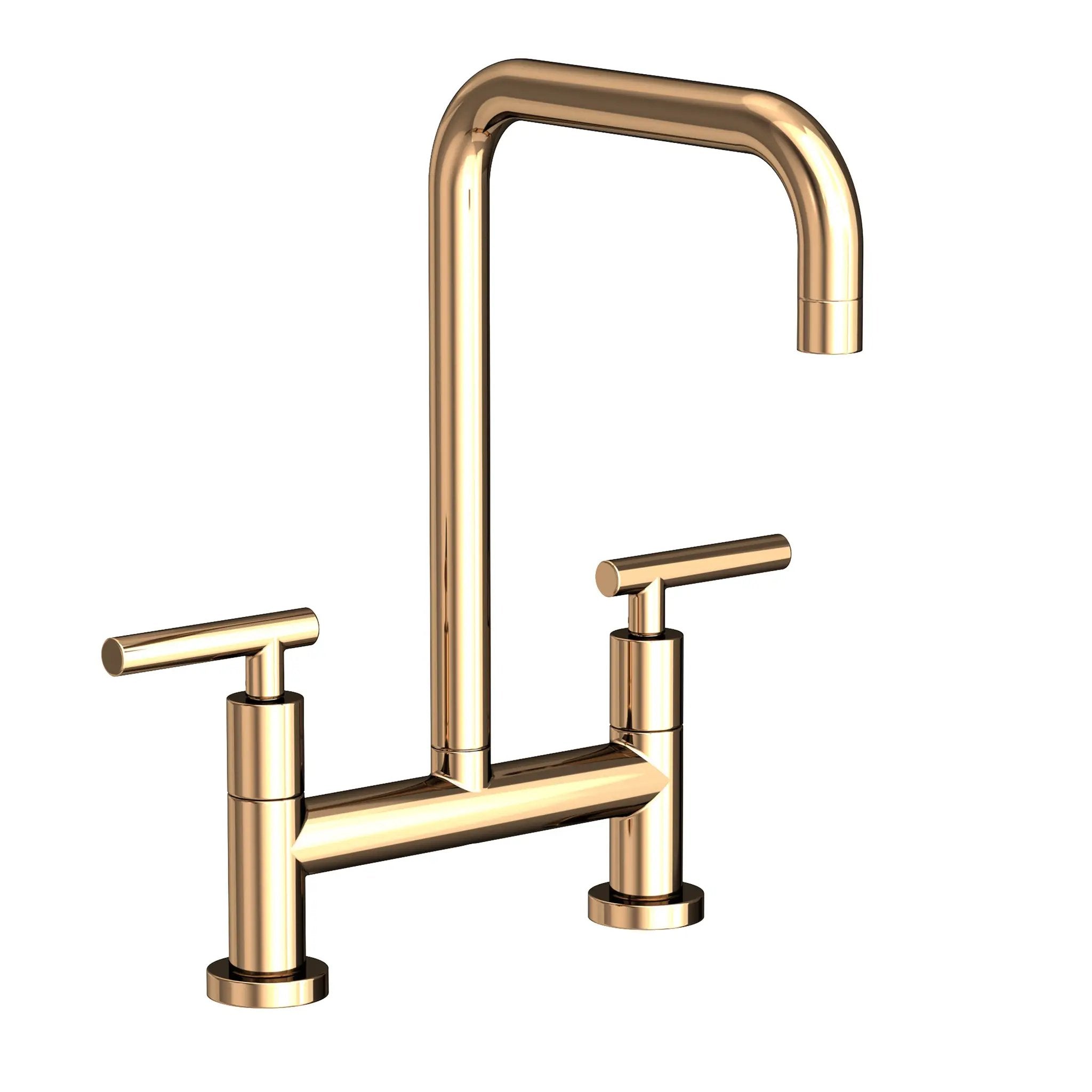 Newport Brass East Square Kitchen Bridge Faucet by Newport Brass