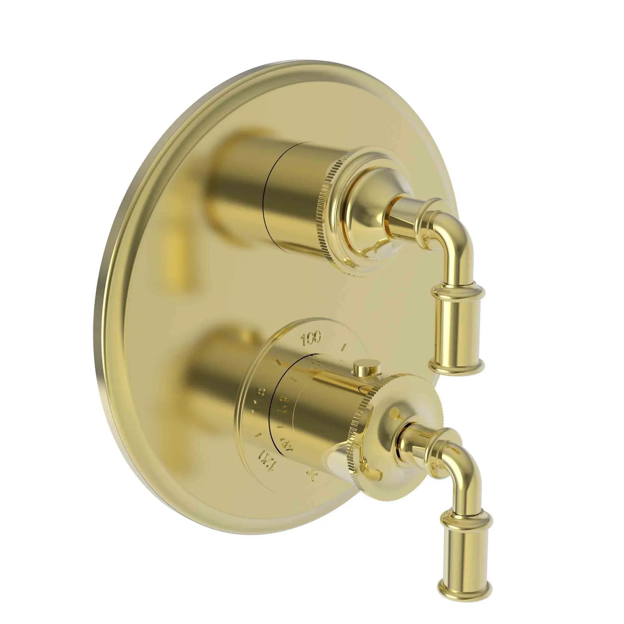 Newport Brass Taft 1/2" Round Thermostatic Trim Plate with Handle by Newport Brass
