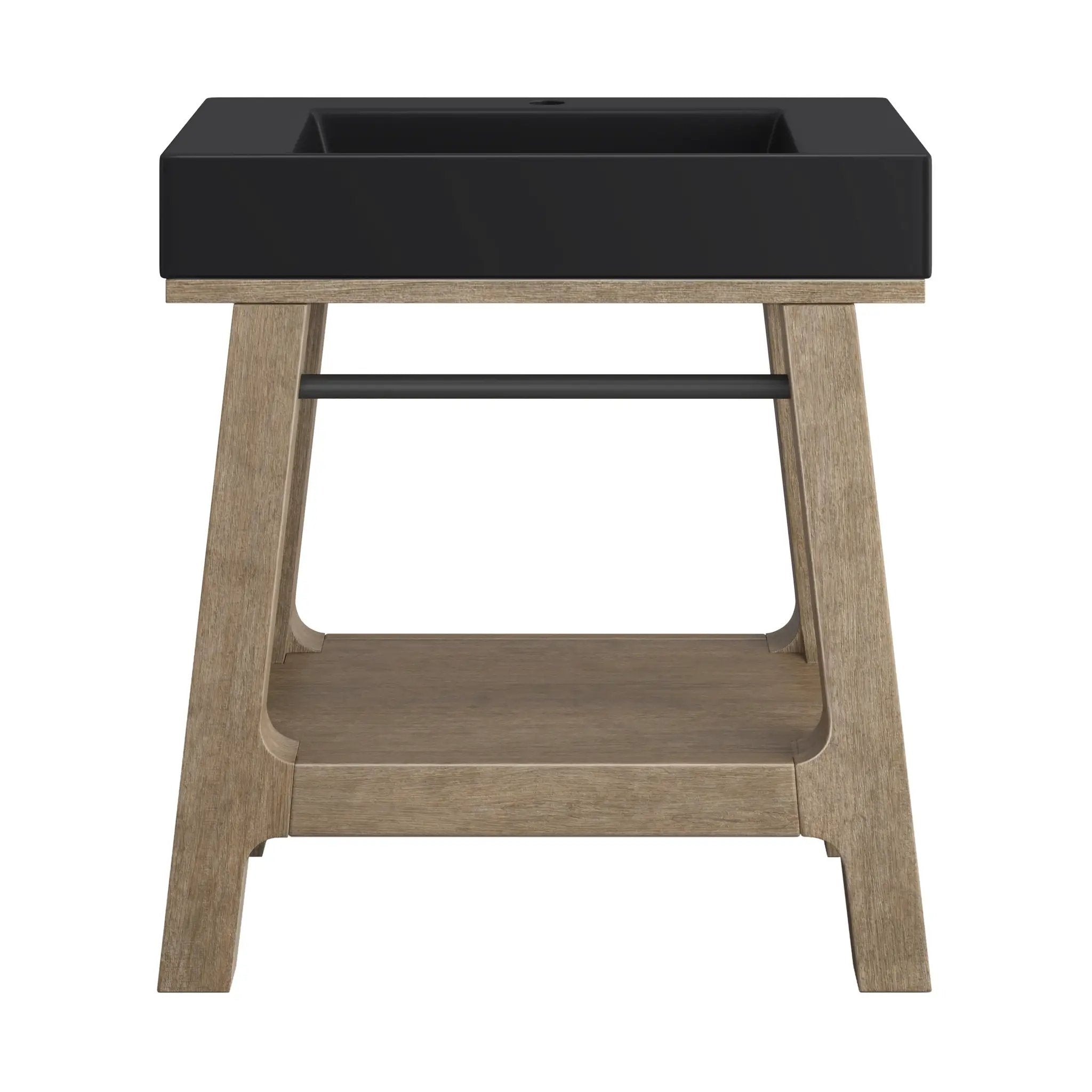 James Martin Auburn 31.5" Single Sink Console - Weathered Timber by James Martin Vanities