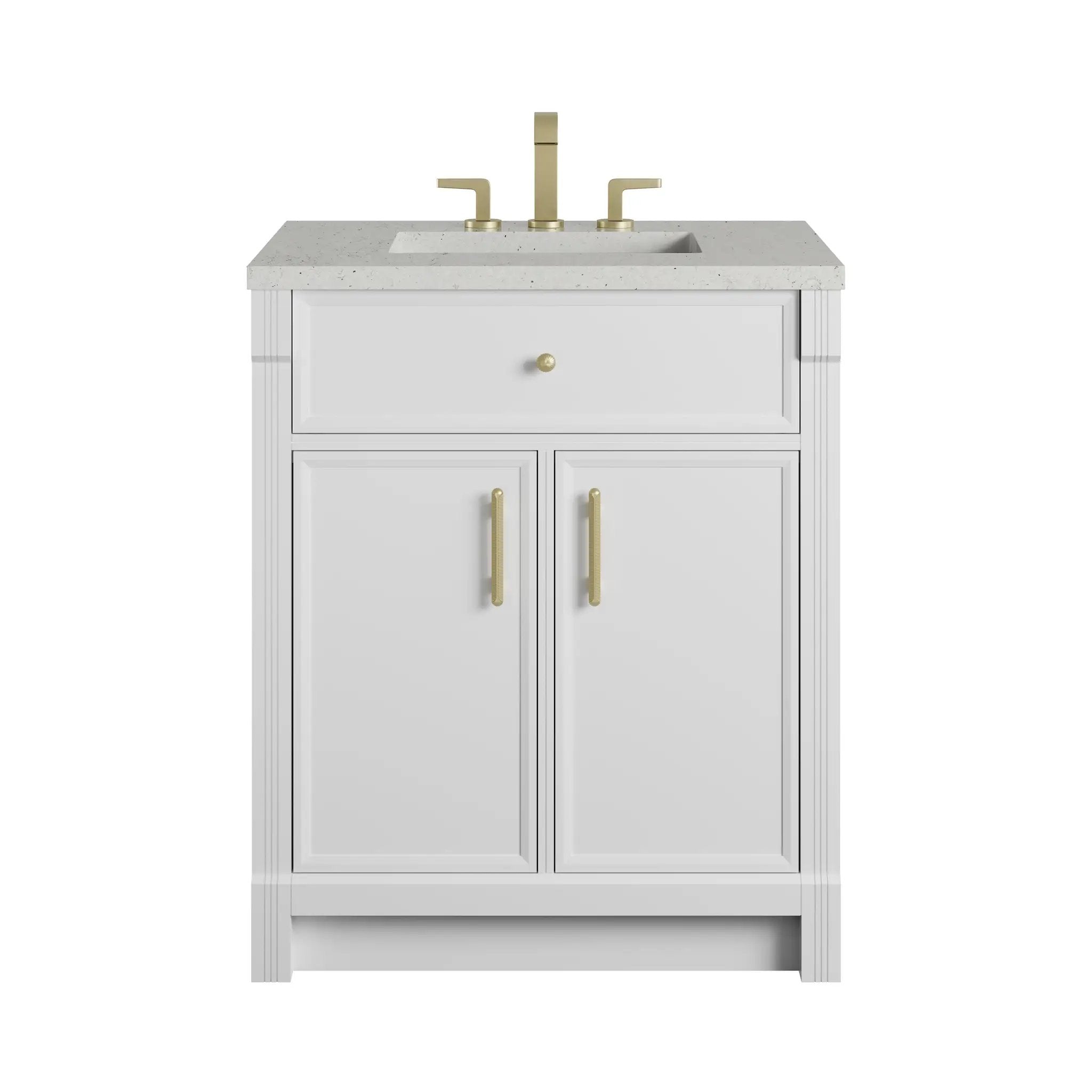James Martin Bellshire 30" Single Vanity Set - Bright White by James Martin Vanities