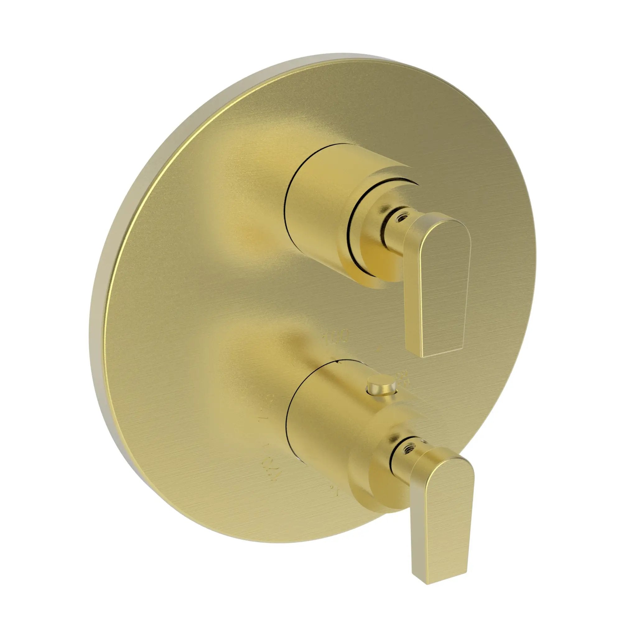 Newport Brass Dorrance 1/2" Round Thermostatic Trim Plate with Handle by Newport Brass