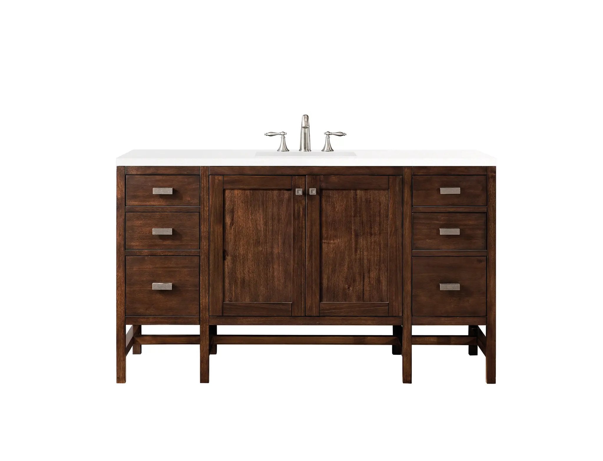 James Martin Addison 60" Single Vanity Set - Mid-Century Acacia by James Martin Vanities