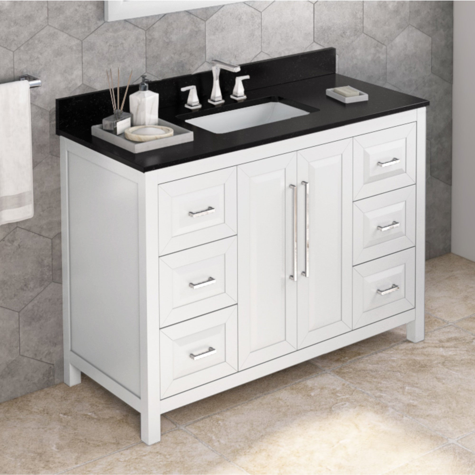 Jeffrey Alexander 48" Cade Vanity Set