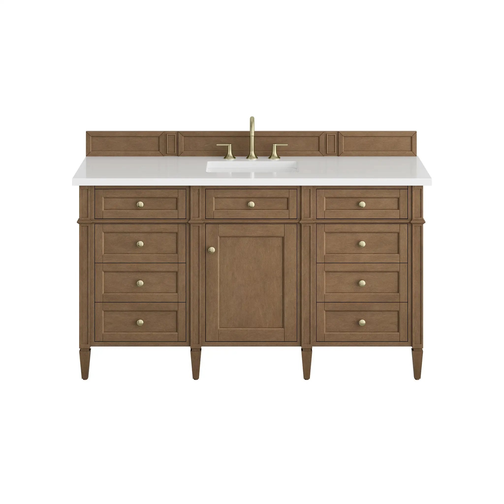 James Martin Brittany 60" Single Vanity Set - Pecan by James Martin Vanities