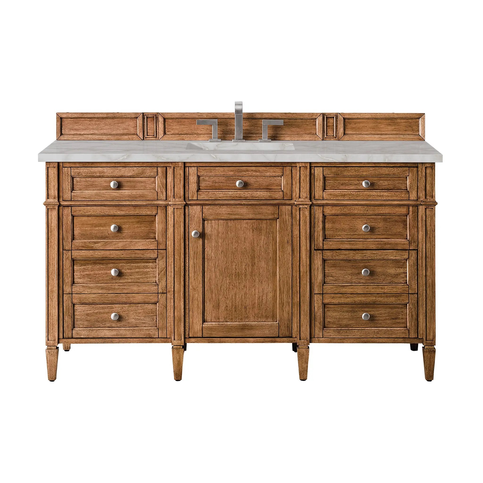 James Martin Brittany 60" Single Vanity Set - Saddle Brown by James Martin Vanities