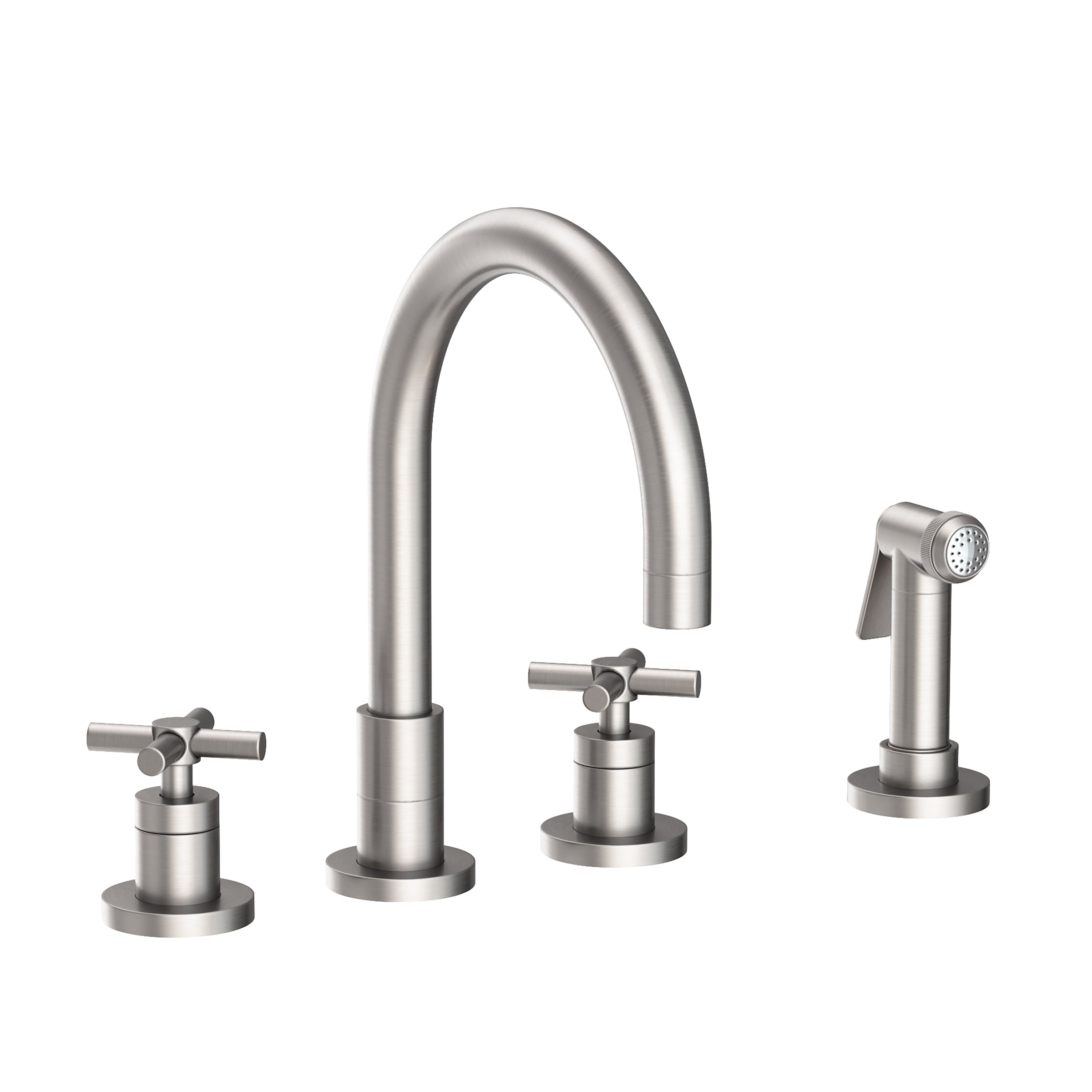 Newport Brass East Linear Kitchen Faucet with Side Spray