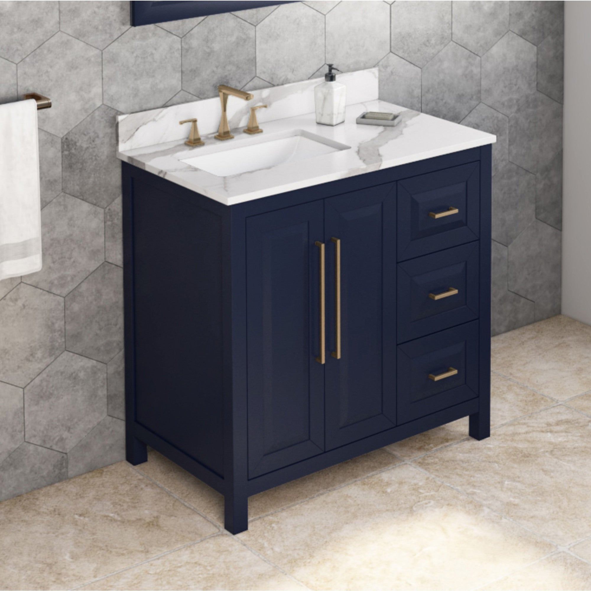 Jeffrey Alexander 36" Cade Vanity Set