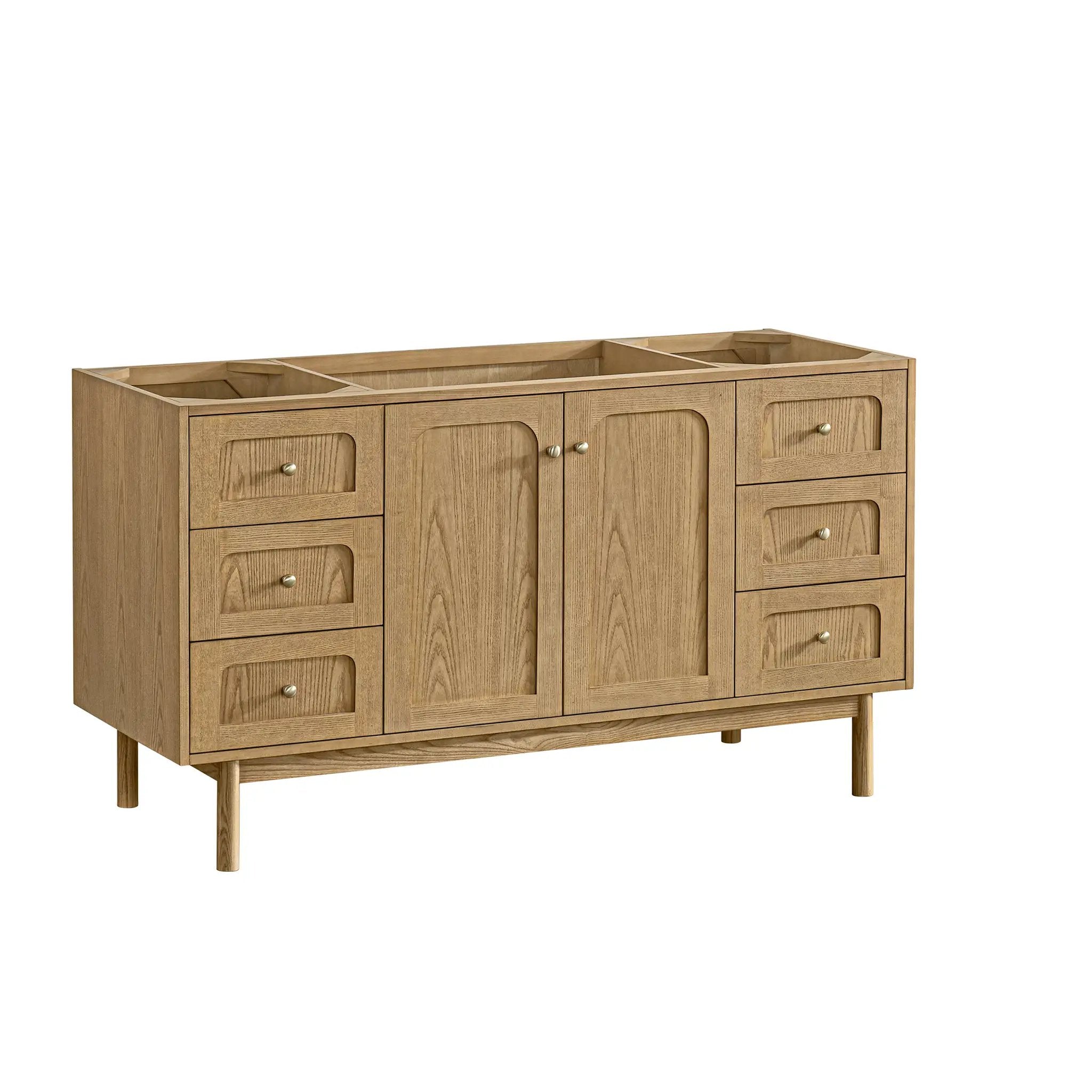 light natural oak vanity