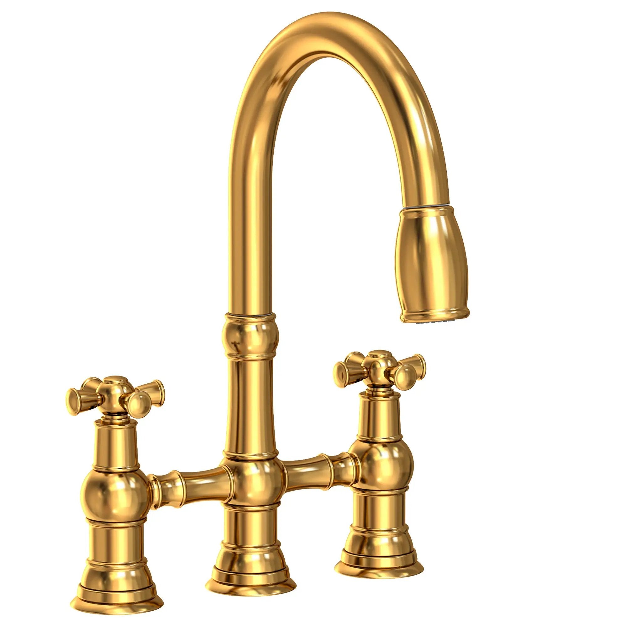 Newport Brass Jacobean Kitchen Bridge Pull-Down Faucet by Newport Brass