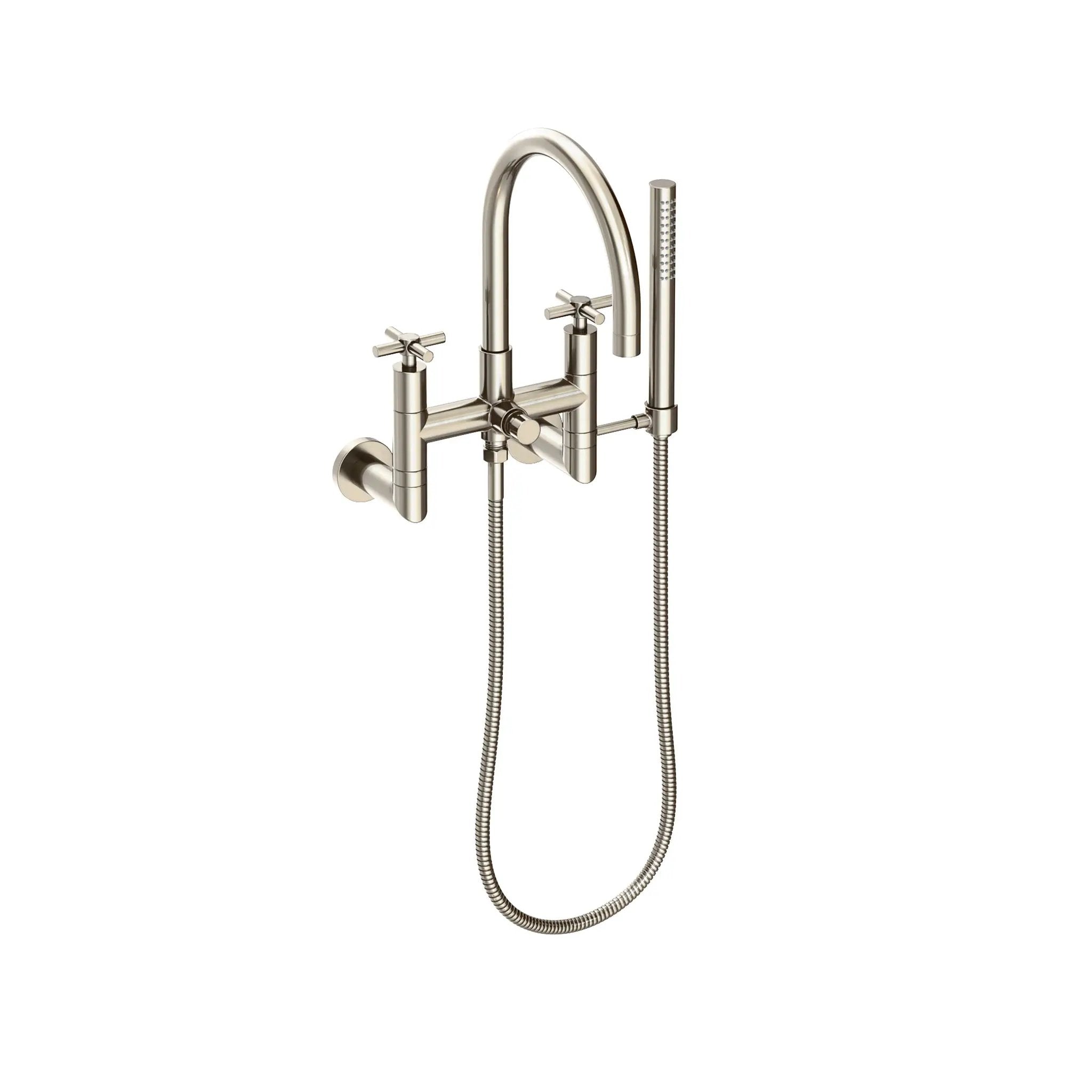 Newport Brass East Linear Exposed Tub & Hand Shower Set - Wall Mount by Newport Brass