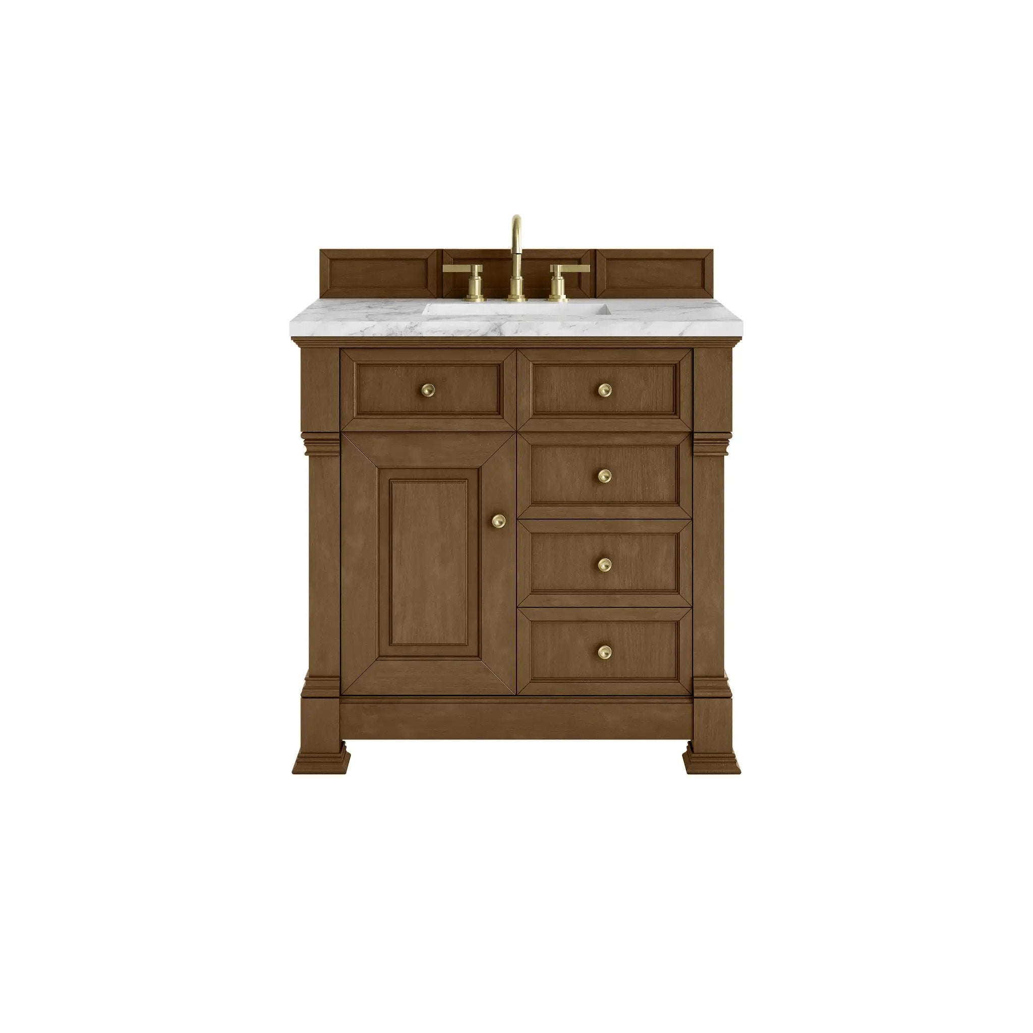 James Martin Brookfield 36" Single Vanity Set - Honey Oak by James Martin Vanities