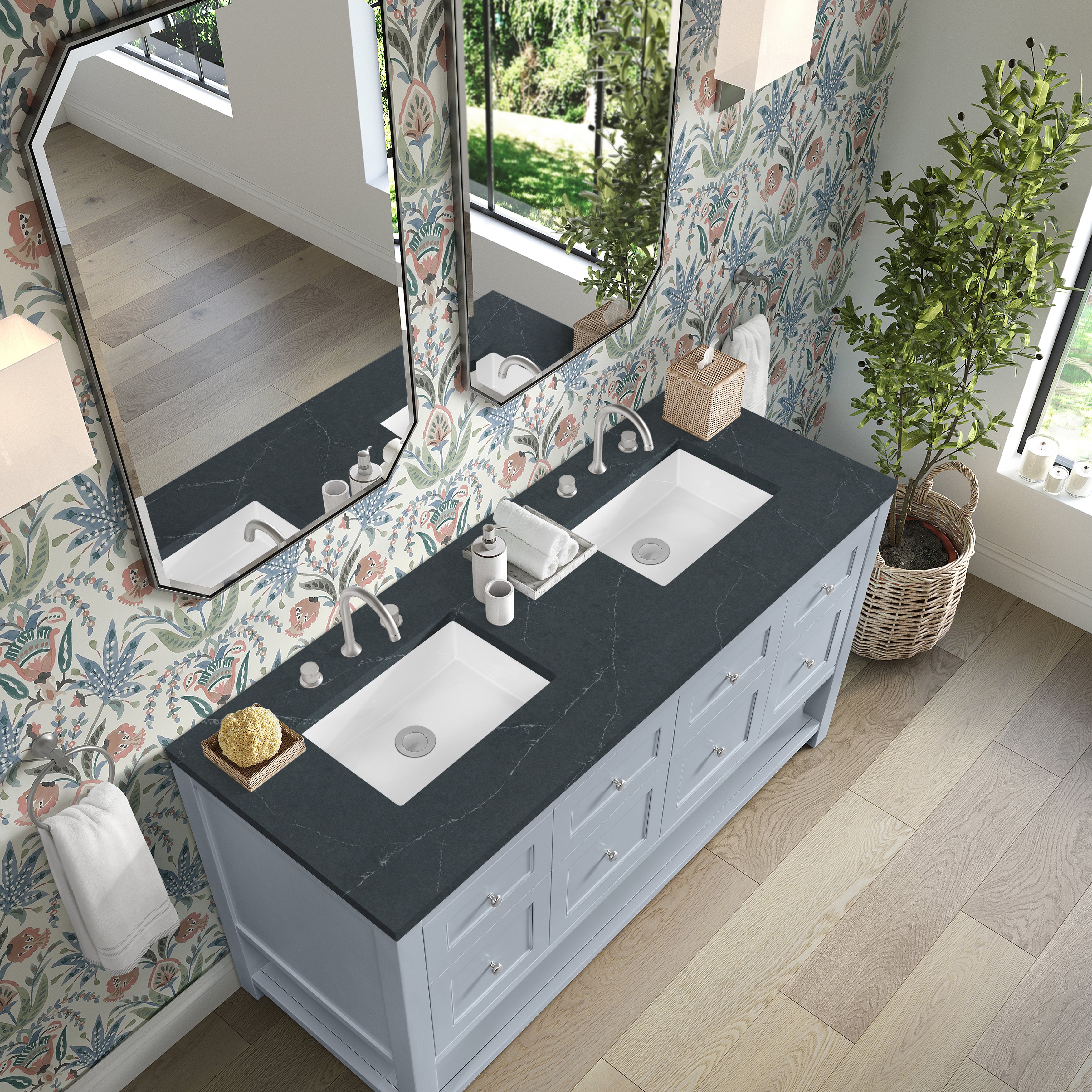 serenity blue vanity