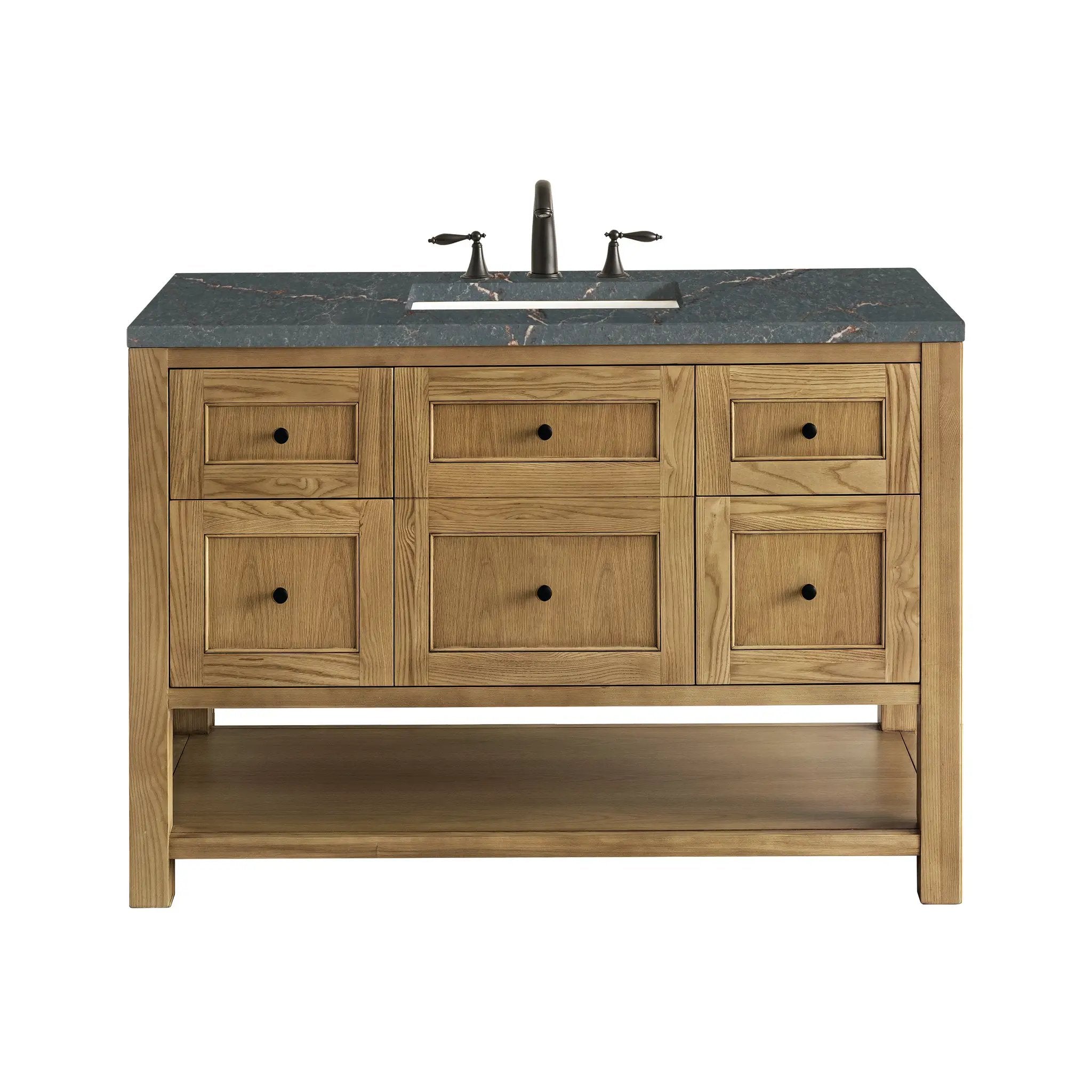 James Martin Breckenridge 48" Single Vanity Set - Light Natural Oak by James Martin Vanities