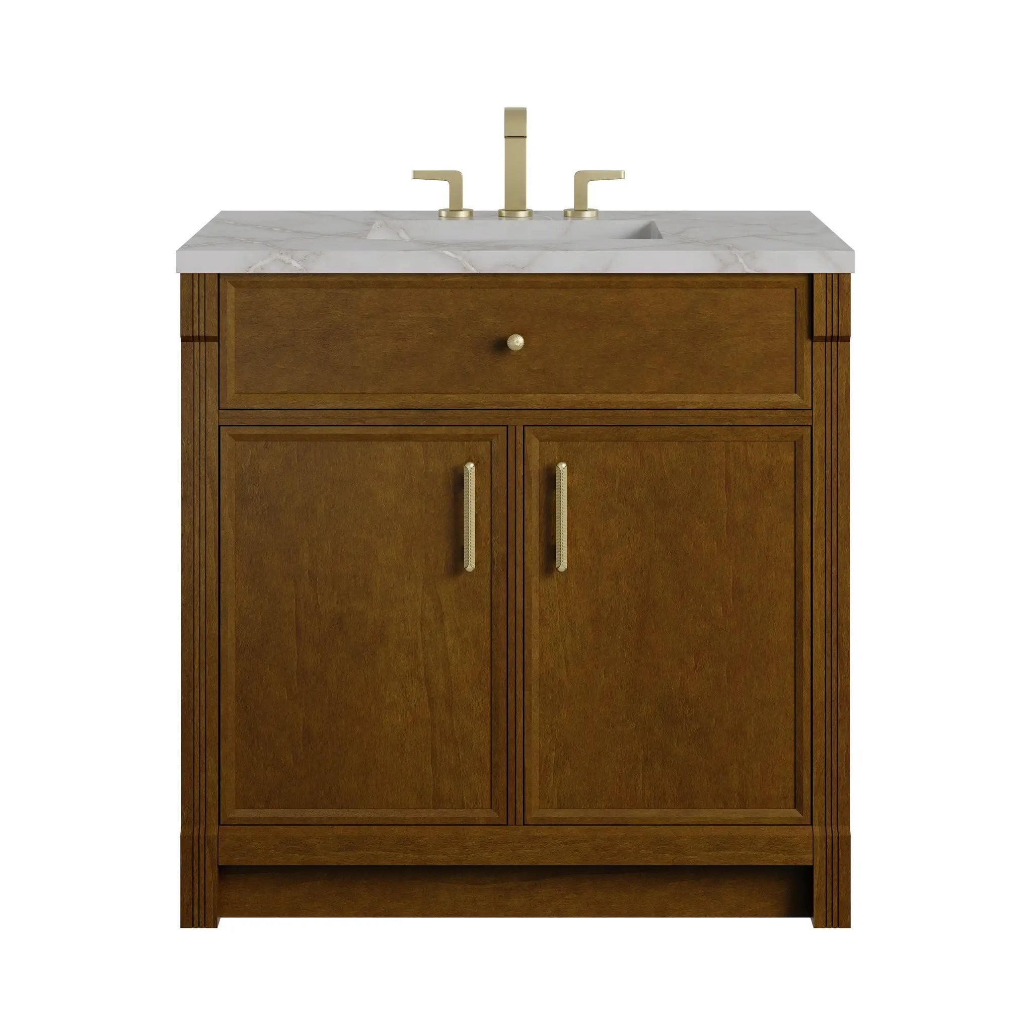 James Martin Bellshire 36" Single Vanity Set - Honey Oak by James Martin Vanities