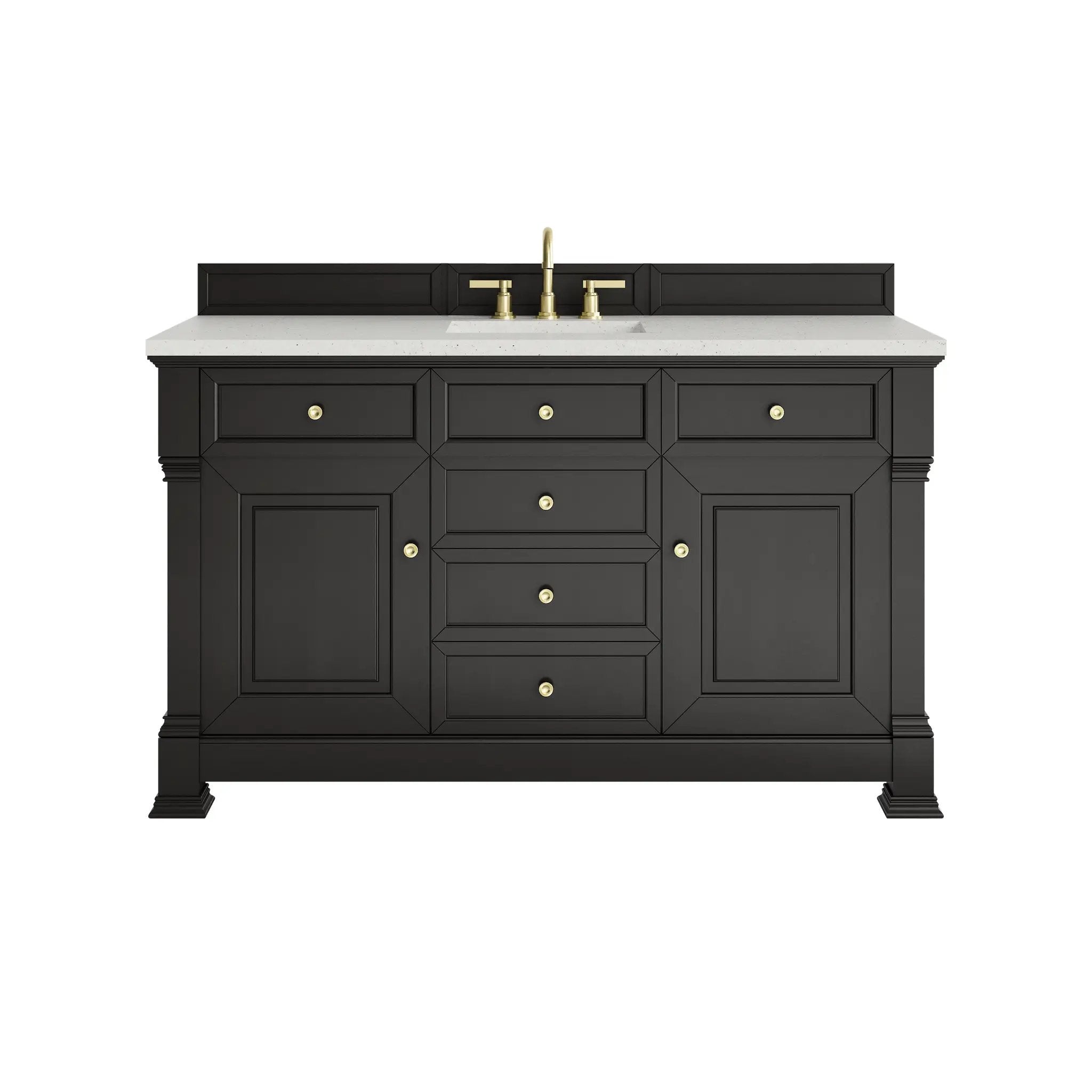 James Martin Brookfield 60" Single Vanity Set - Black Onyx by James Martin Vanities
