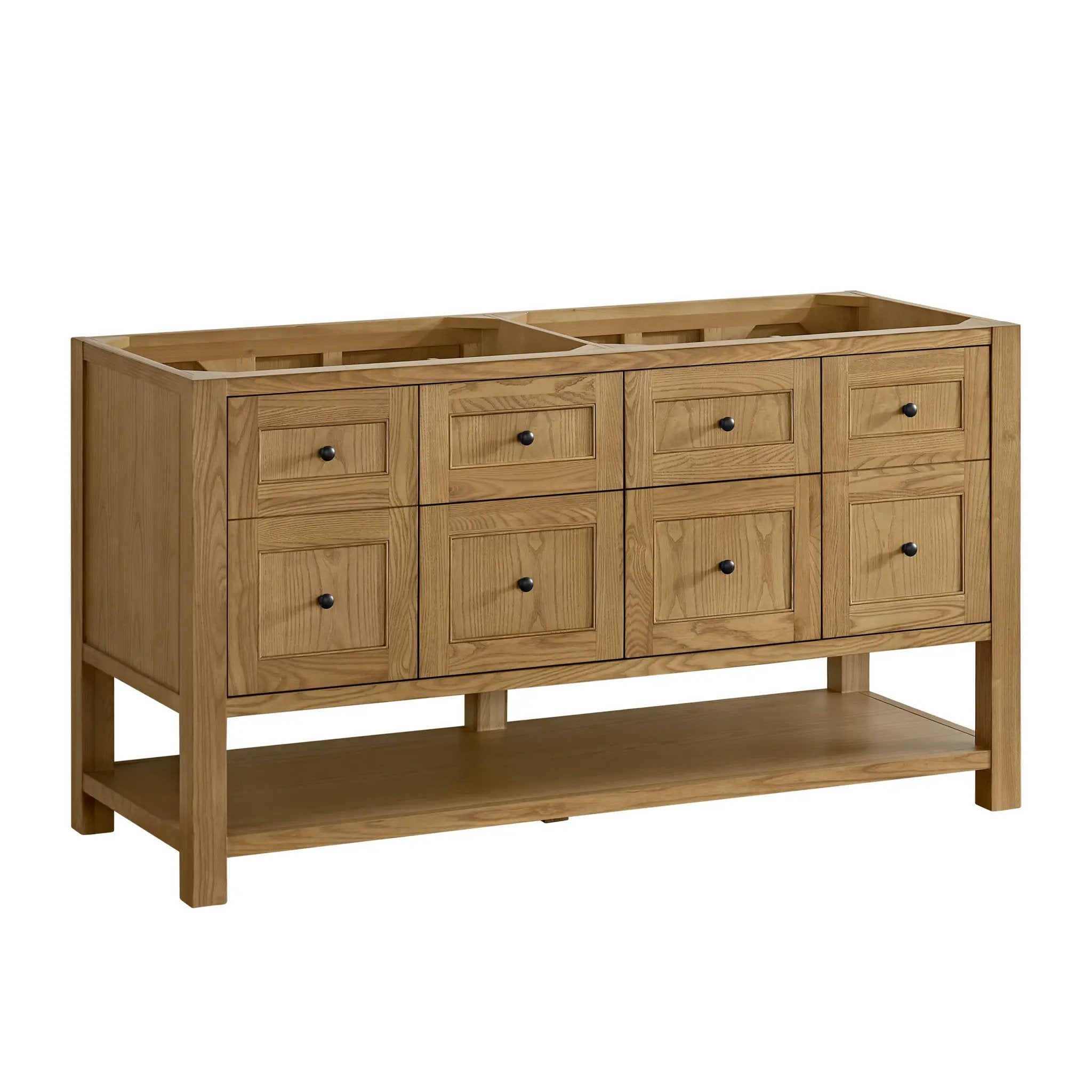 light natural oak vanity