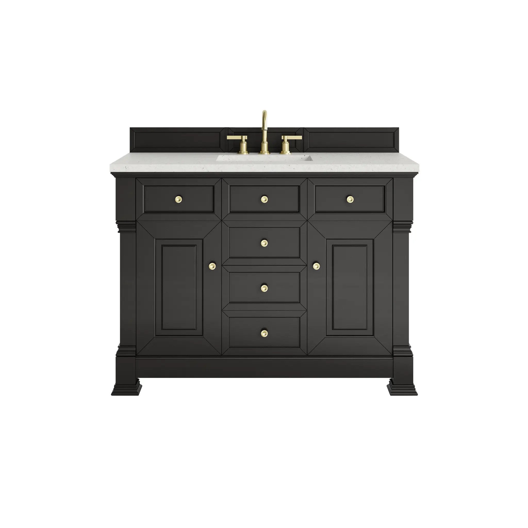 James Martin Brookfield 48" Single Vanity Set - Black Onyx by James Martin Vanities