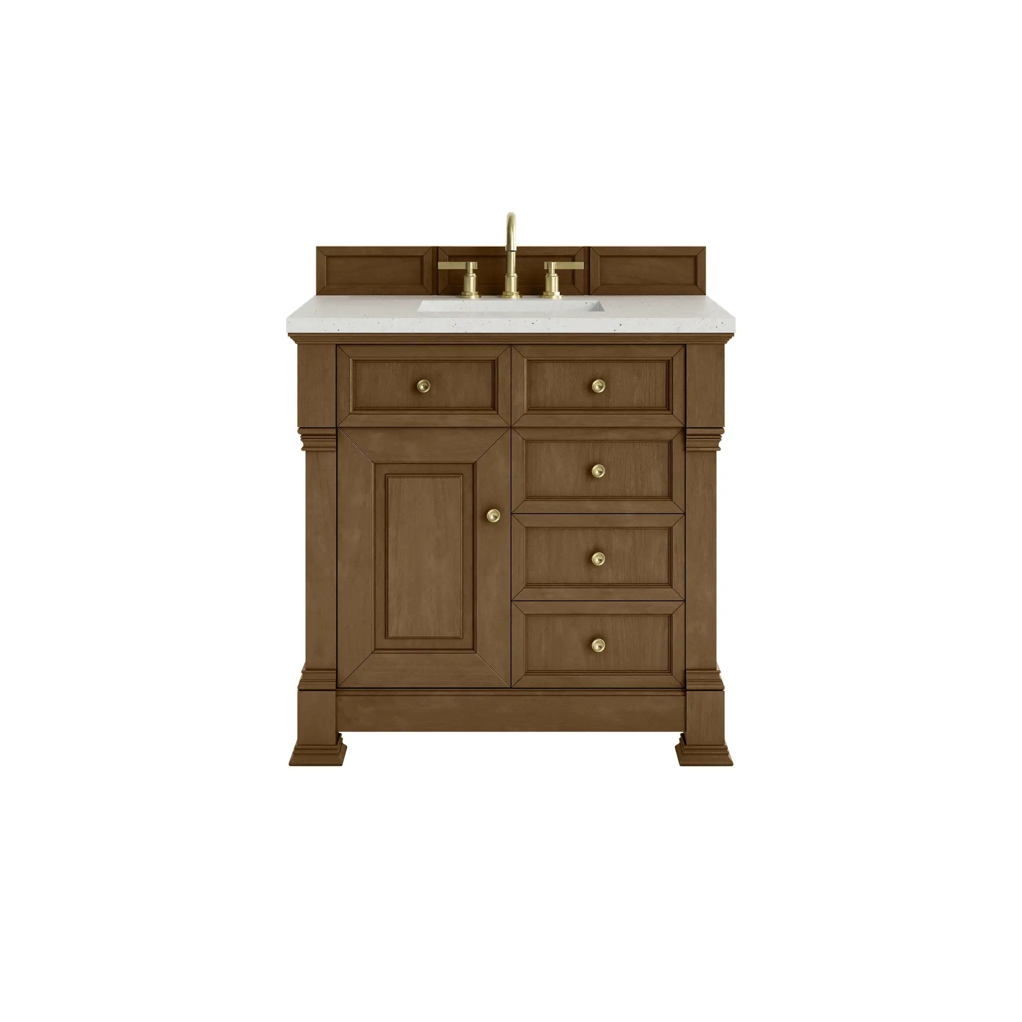 James Martin Brookfield 36" Single Vanity Set - Honey Oak by James Martin Vanities