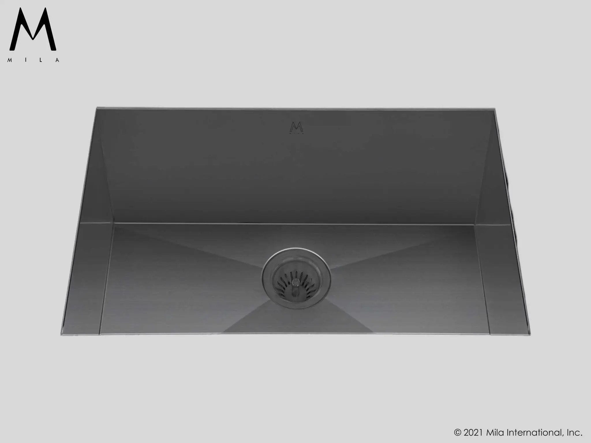 MILA FLATIRON Single Bowl Under Mount 27 x 20 Kitchen Sink by Mila International