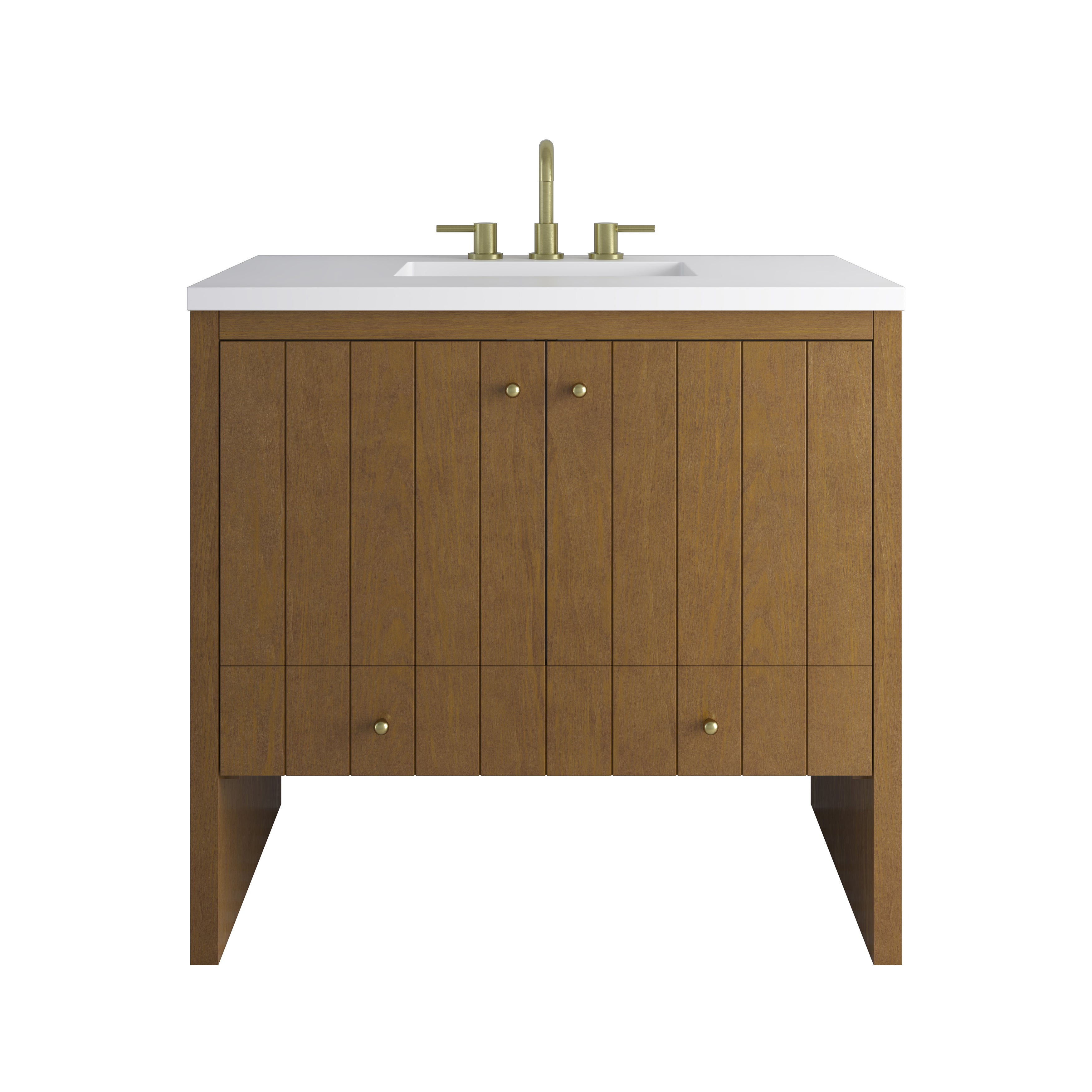 James Martin Hudson 36" Single Vanity Set - Honey Oak by James Martin Vanities
