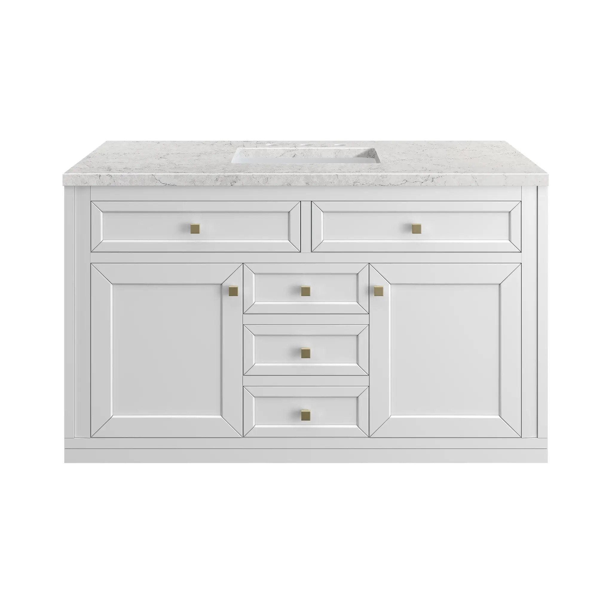 James Martin Chicago 48" Single Vanity Set - Glossy White by James Martin Vanities