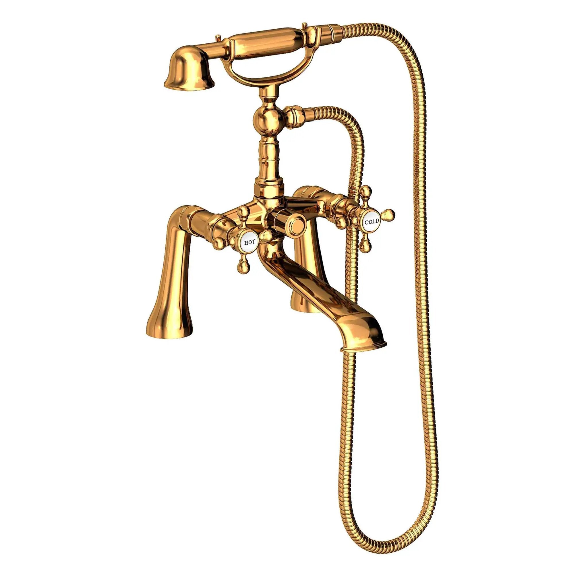 Newport Brass Astor Exposed Tub & Hand Shower Set - Deck Mount by Newport Brass