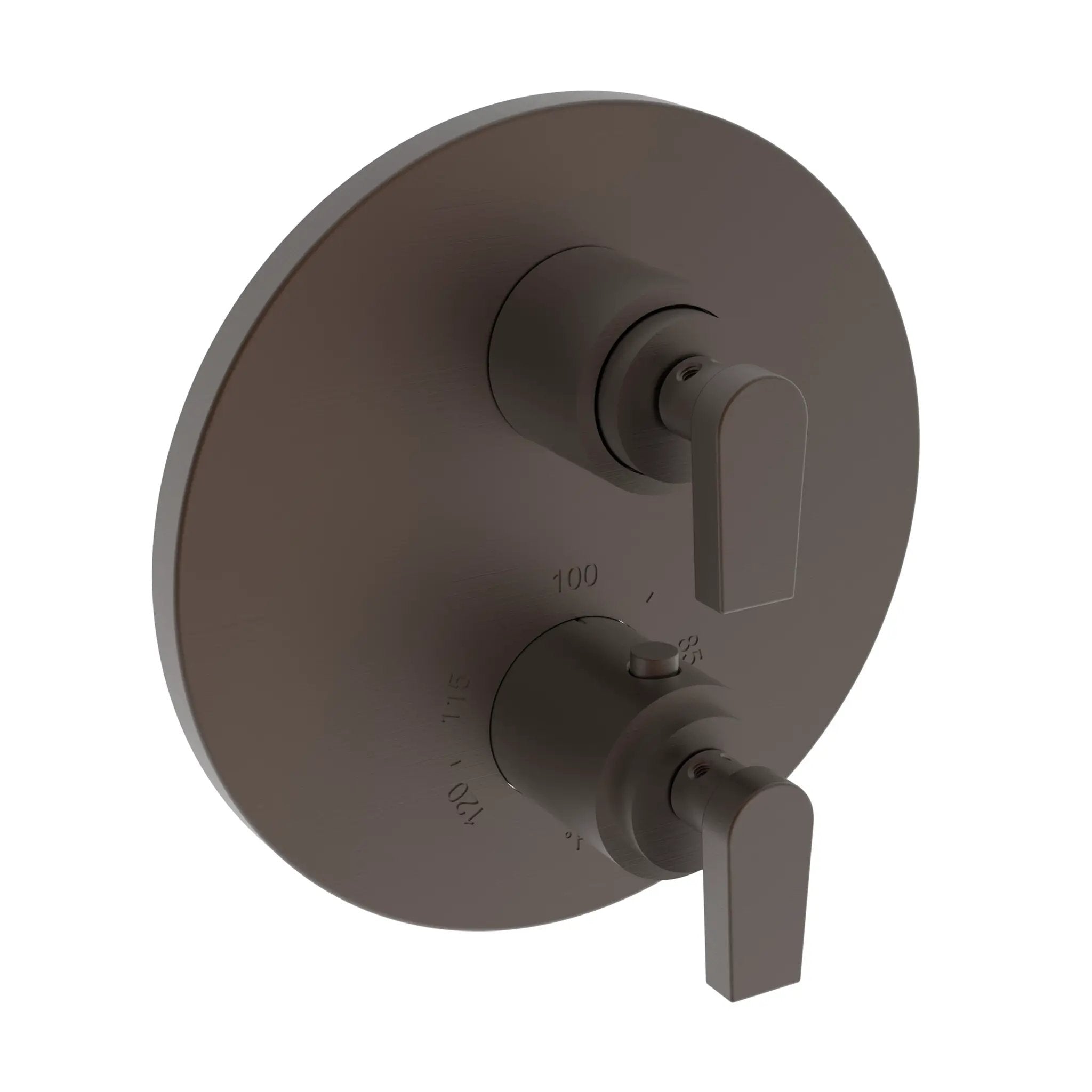 Newport Brass Dorrance 1/2" Round Thermostatic Trim Plate with Handle by Newport Brass