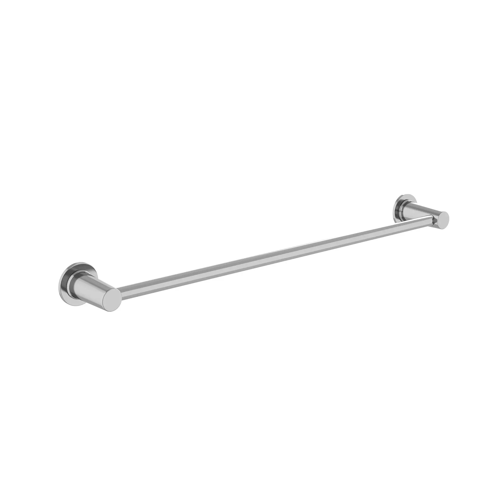 polished chrome towel bar