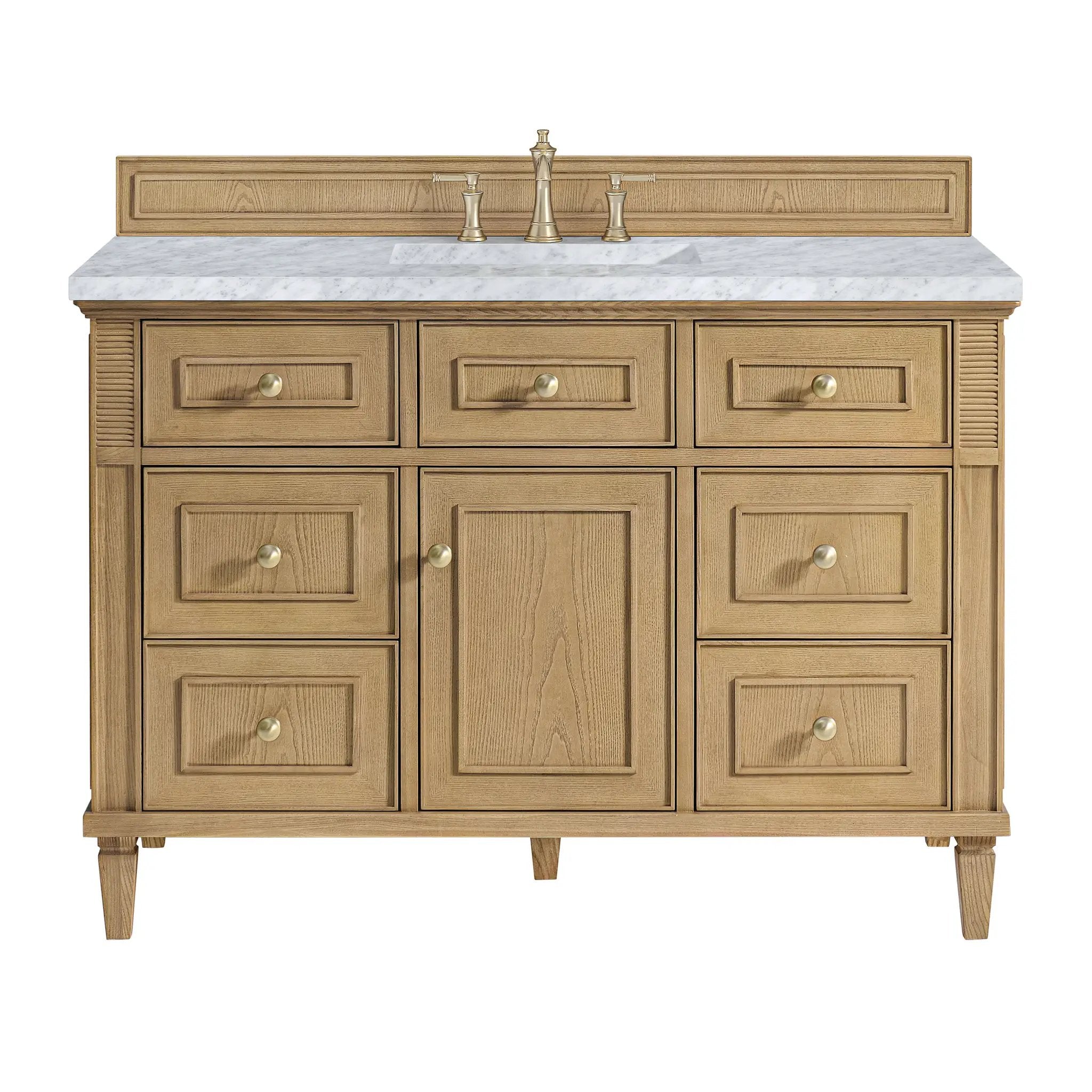 James Martin Lorelai 48" Single Vanity Set - Light Natural Oak by James Martin Vanities