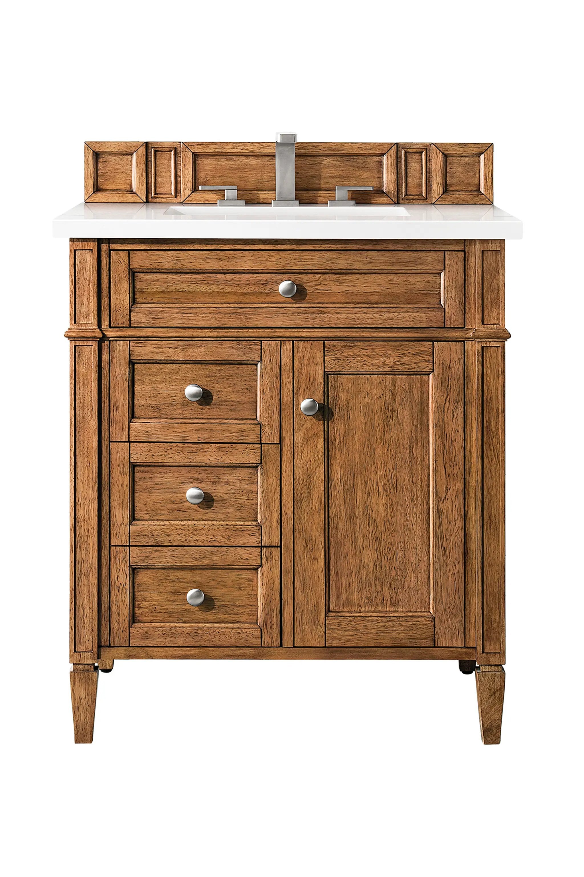 James Martin Brittany 30" Single Vanity Set - Saddle Brown by James Martin Vanities