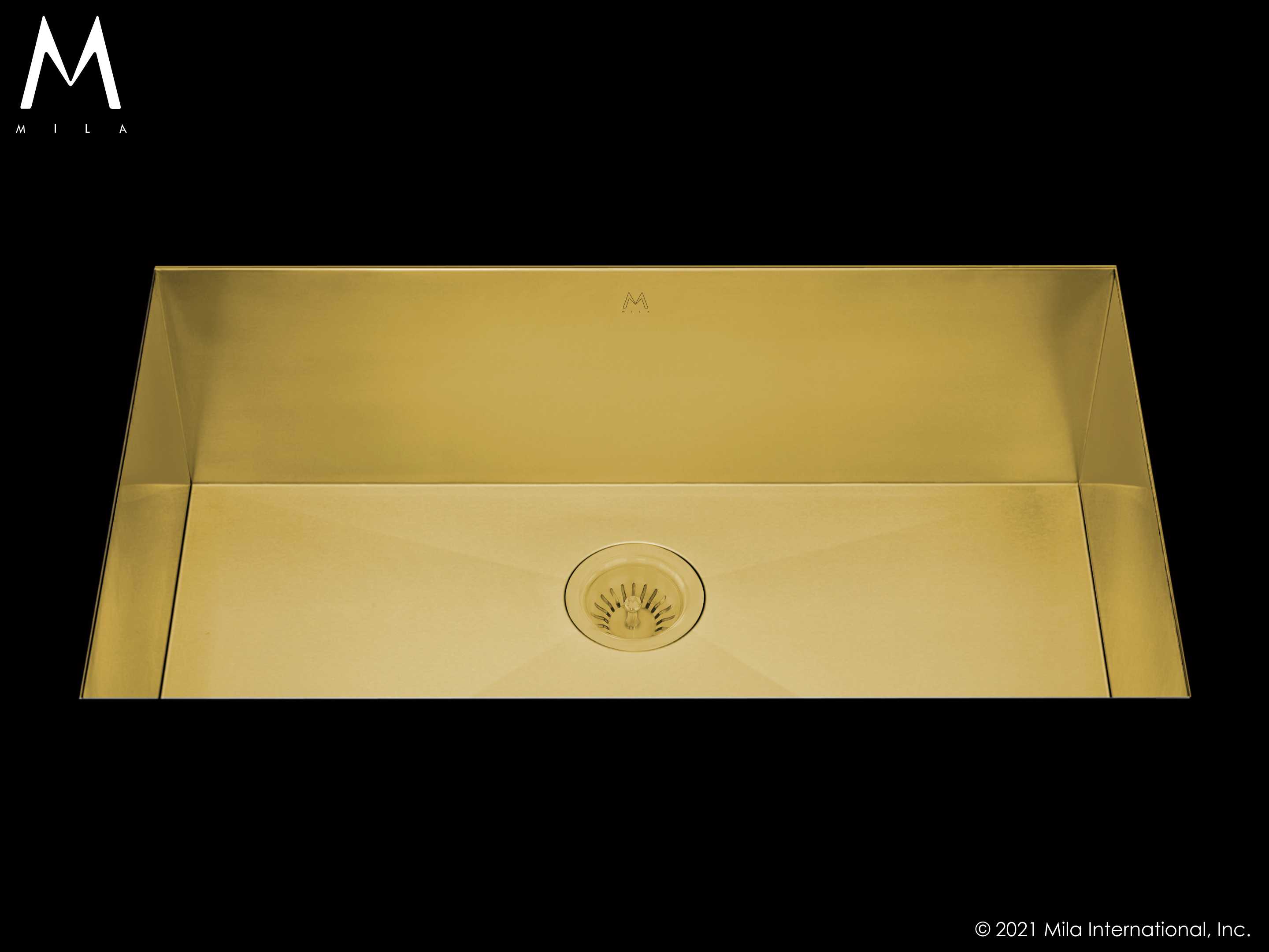 MILA FLATIRON Single Bowl Under Mount 32 x 17 Kitchen Sink