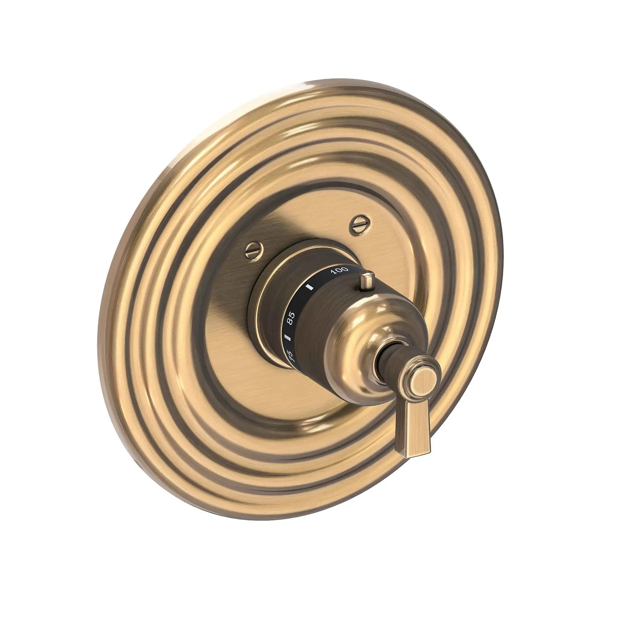 Newport Brass Astor 3/4" Round Thermostatic Trim Plate with Handle by Newport Brass