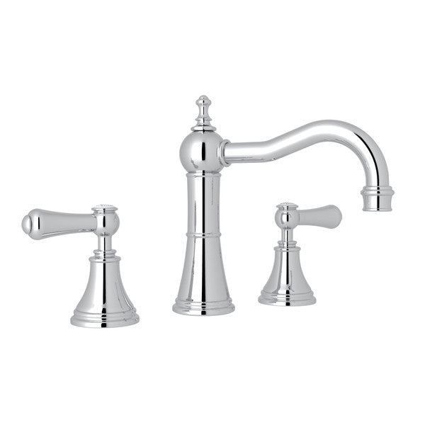 polished chrome bathroom faucet