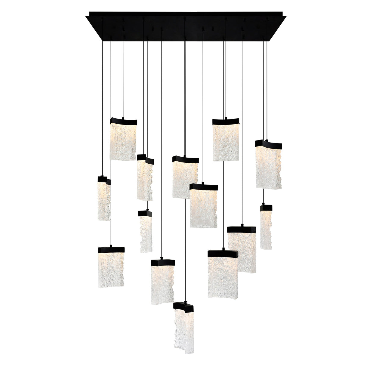 black chandelier