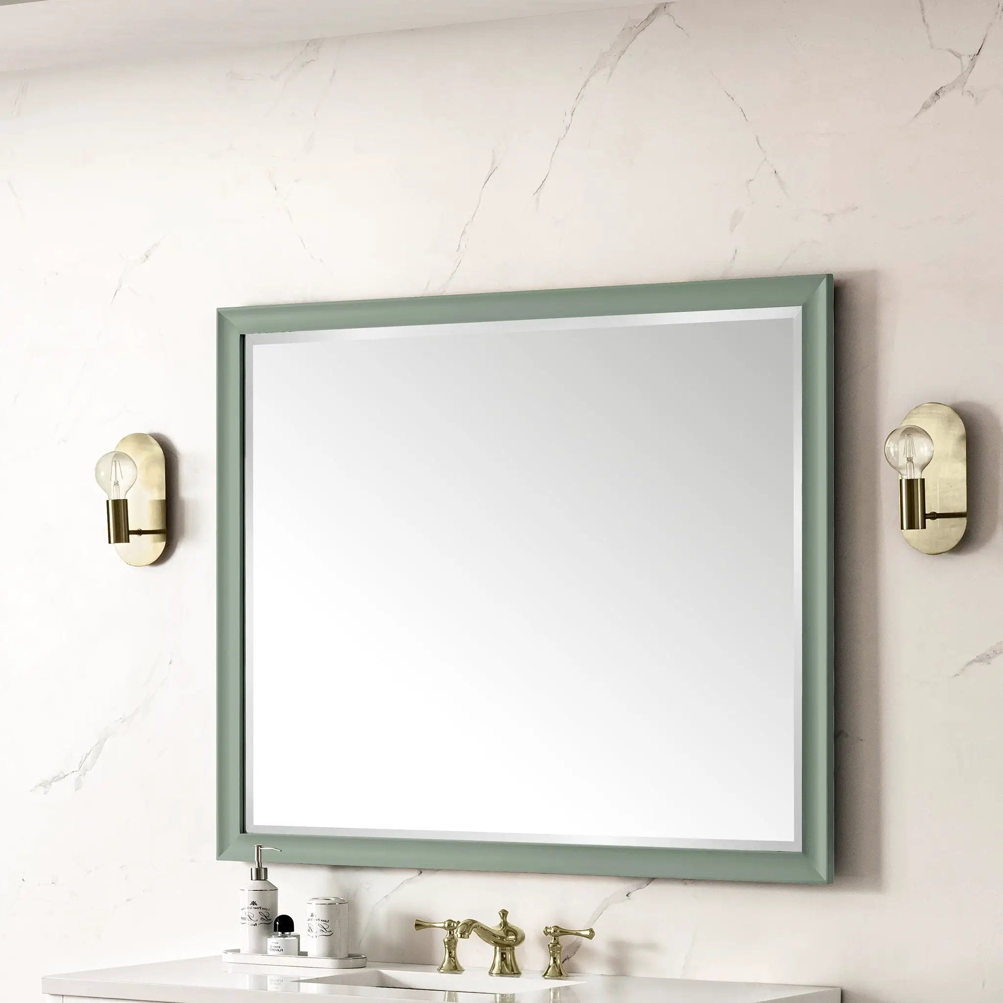 smokey celadon mirror