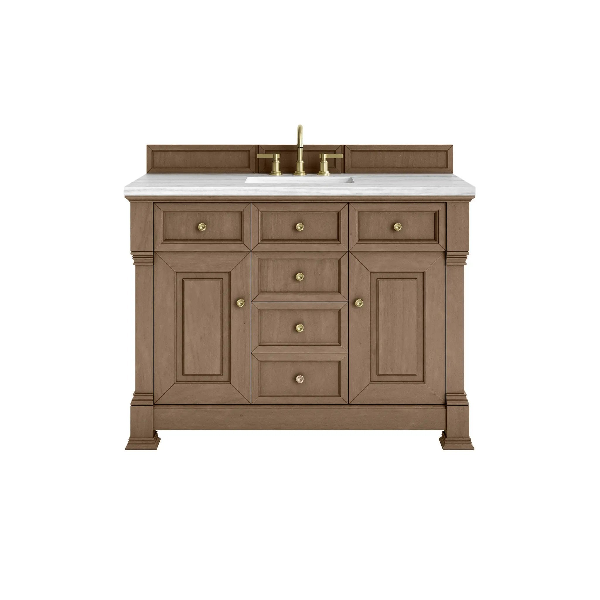 James Martin Brookfield 48" Single Vanity Set - Pecan by James Martin Vanities