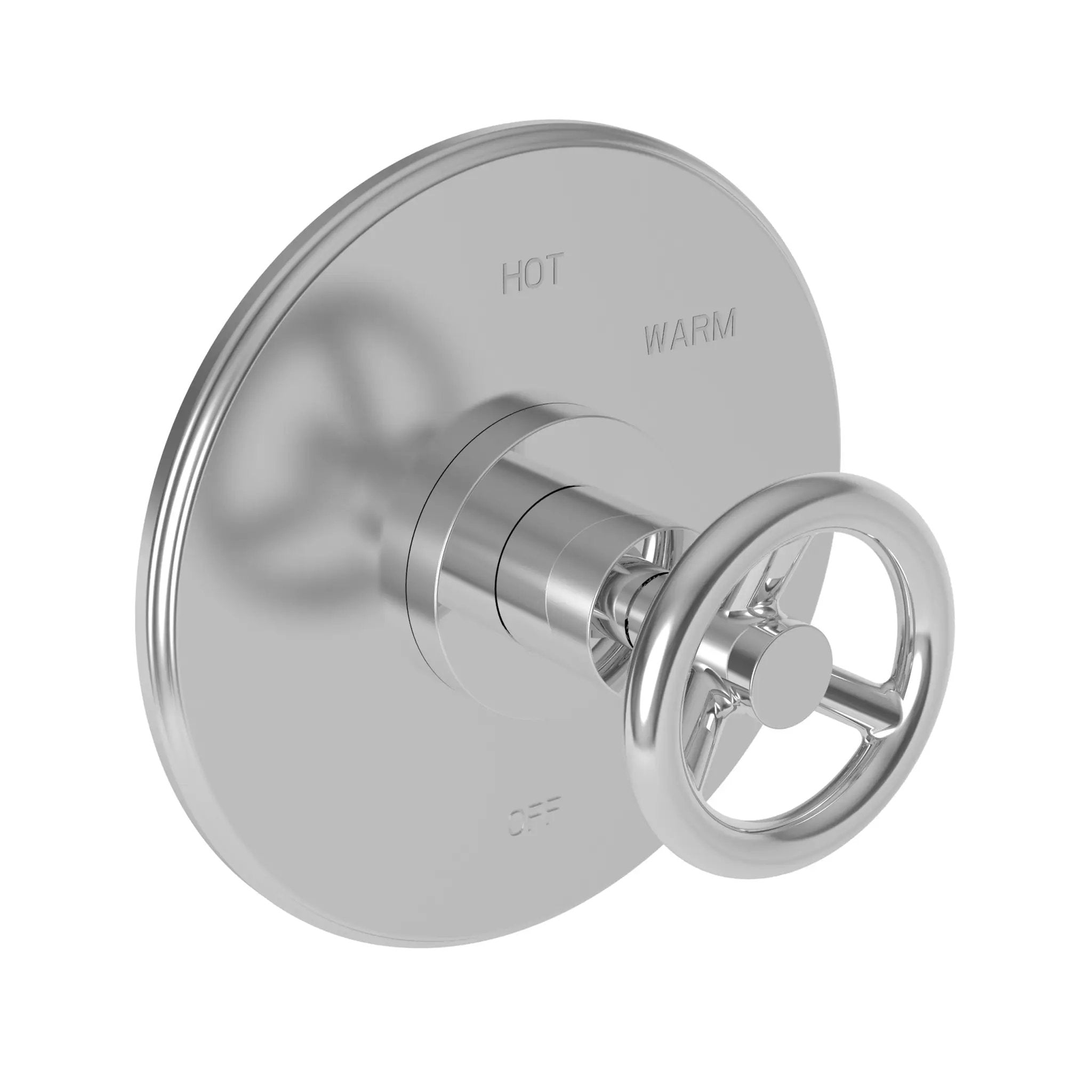 polished chrome trim plate
