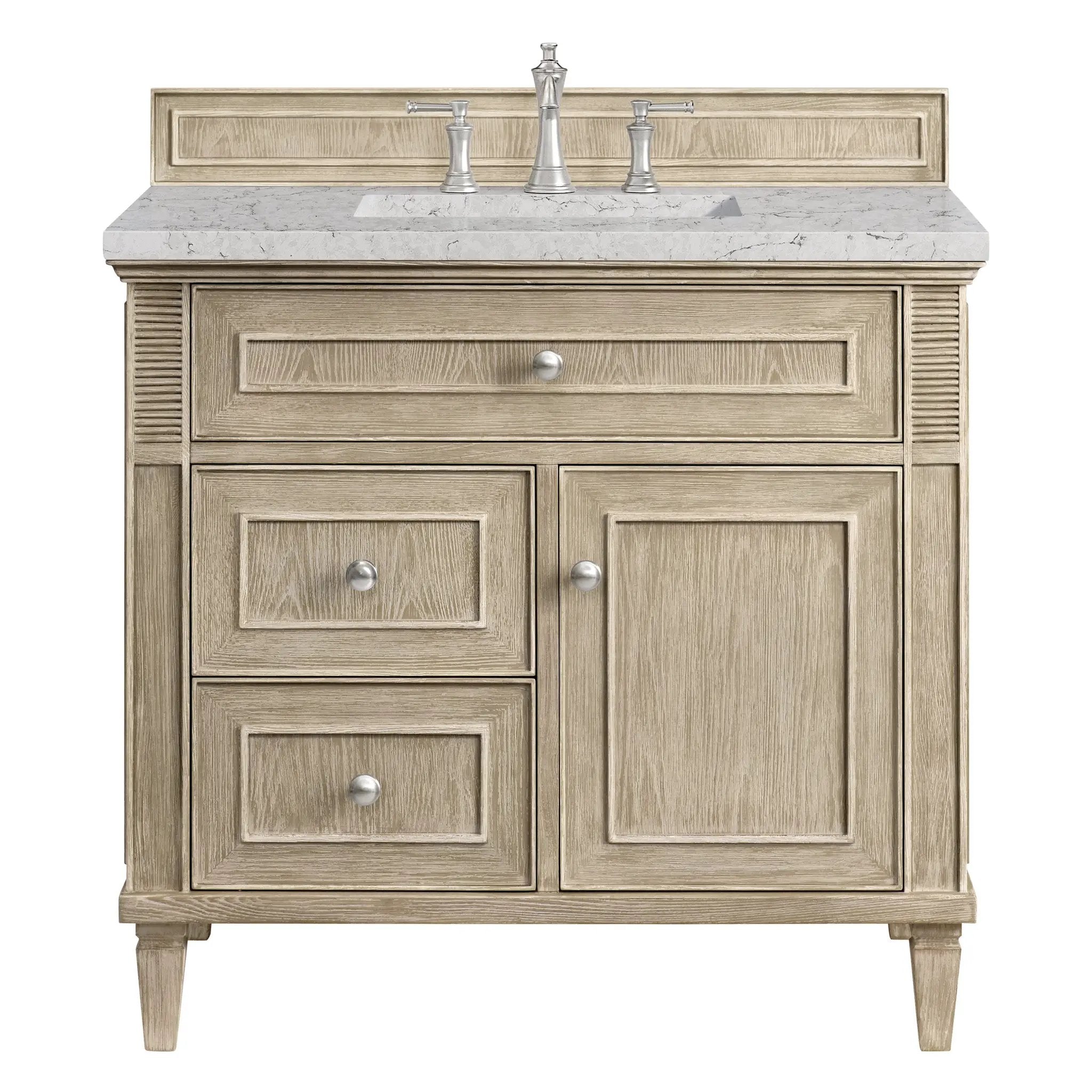 James Martin Lorelai 36" Single Vanity Set - Whitewashed Oak by James Martin Vanities