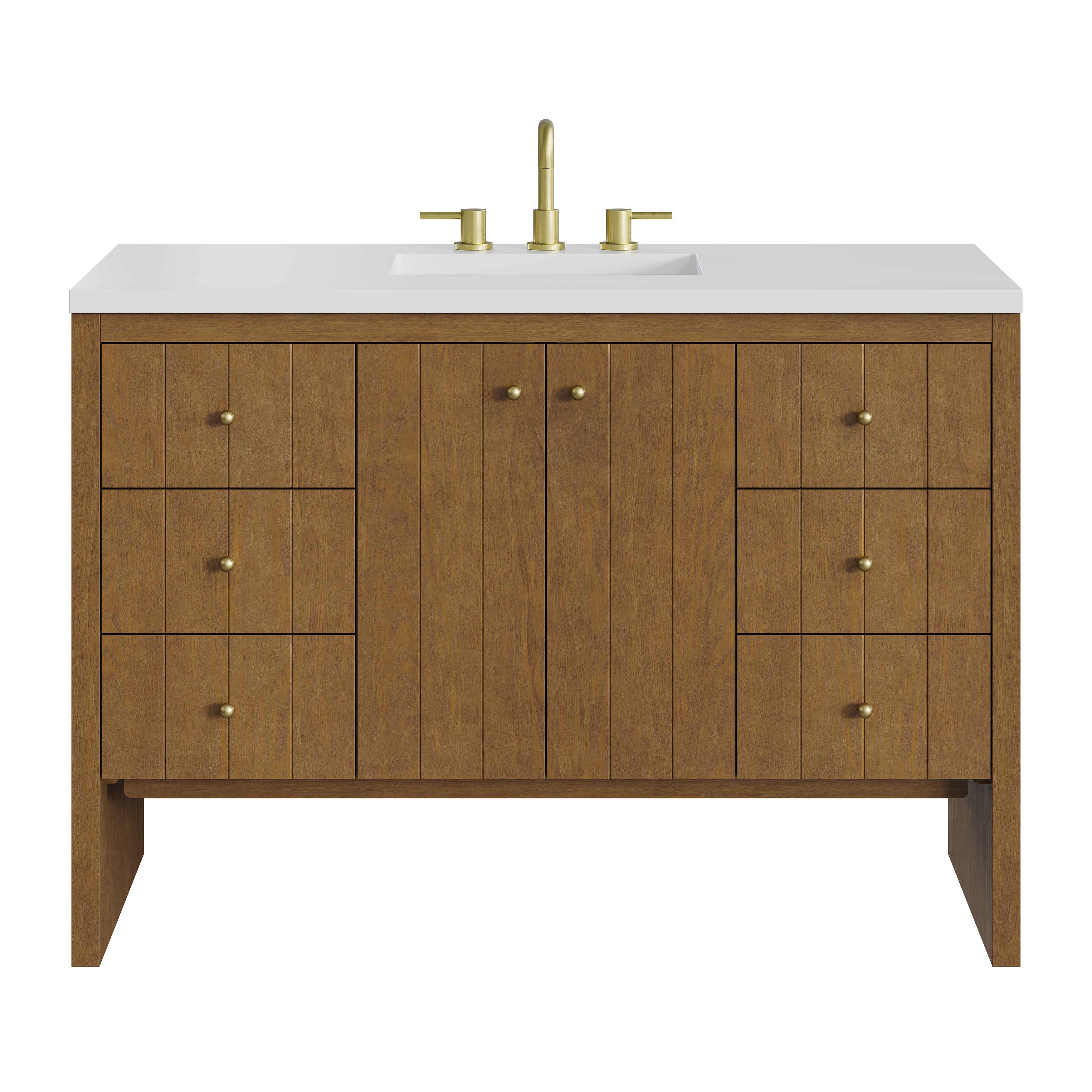 James Martin Hudson 48" Single Vanity Set - Honey Oak by James Martin Vanities