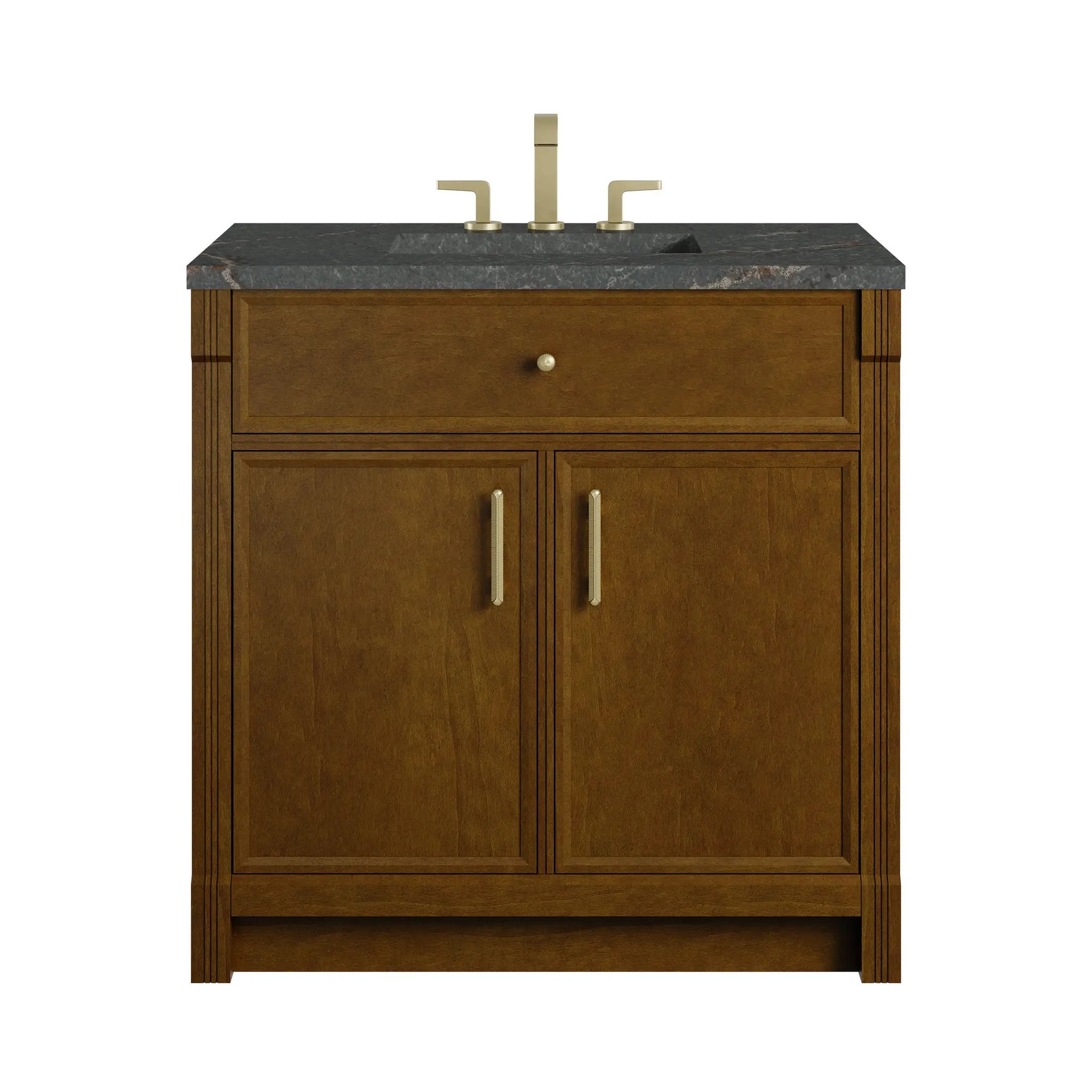 James Martin Bellshire 36" Single Vanity Set - Honey Oak by James Martin Vanities
