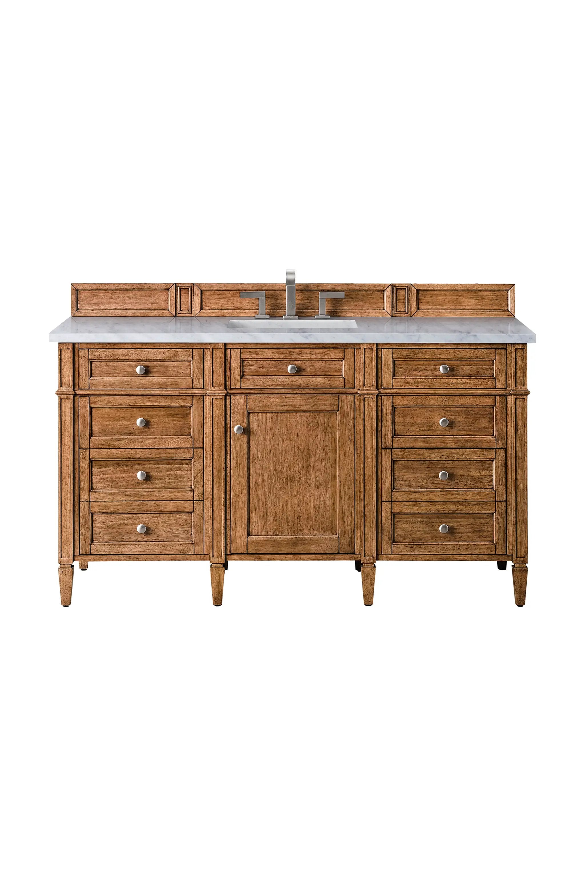 James Martin Brittany 60" Single Vanity Set - Saddle Brown by James Martin Vanities