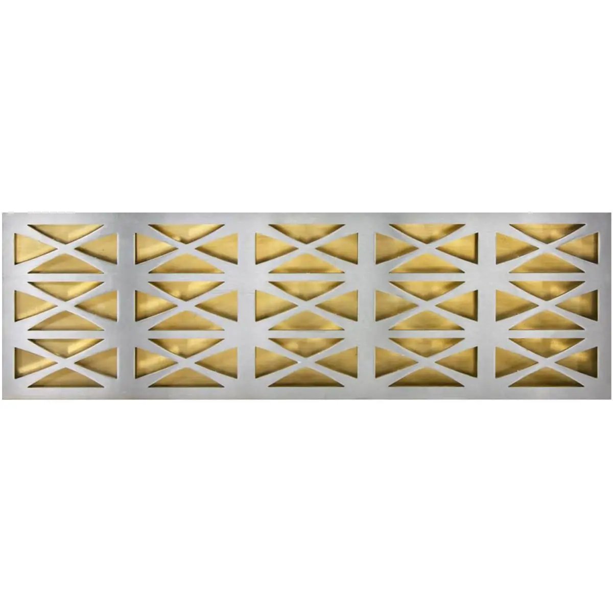 satin stainless steel panel