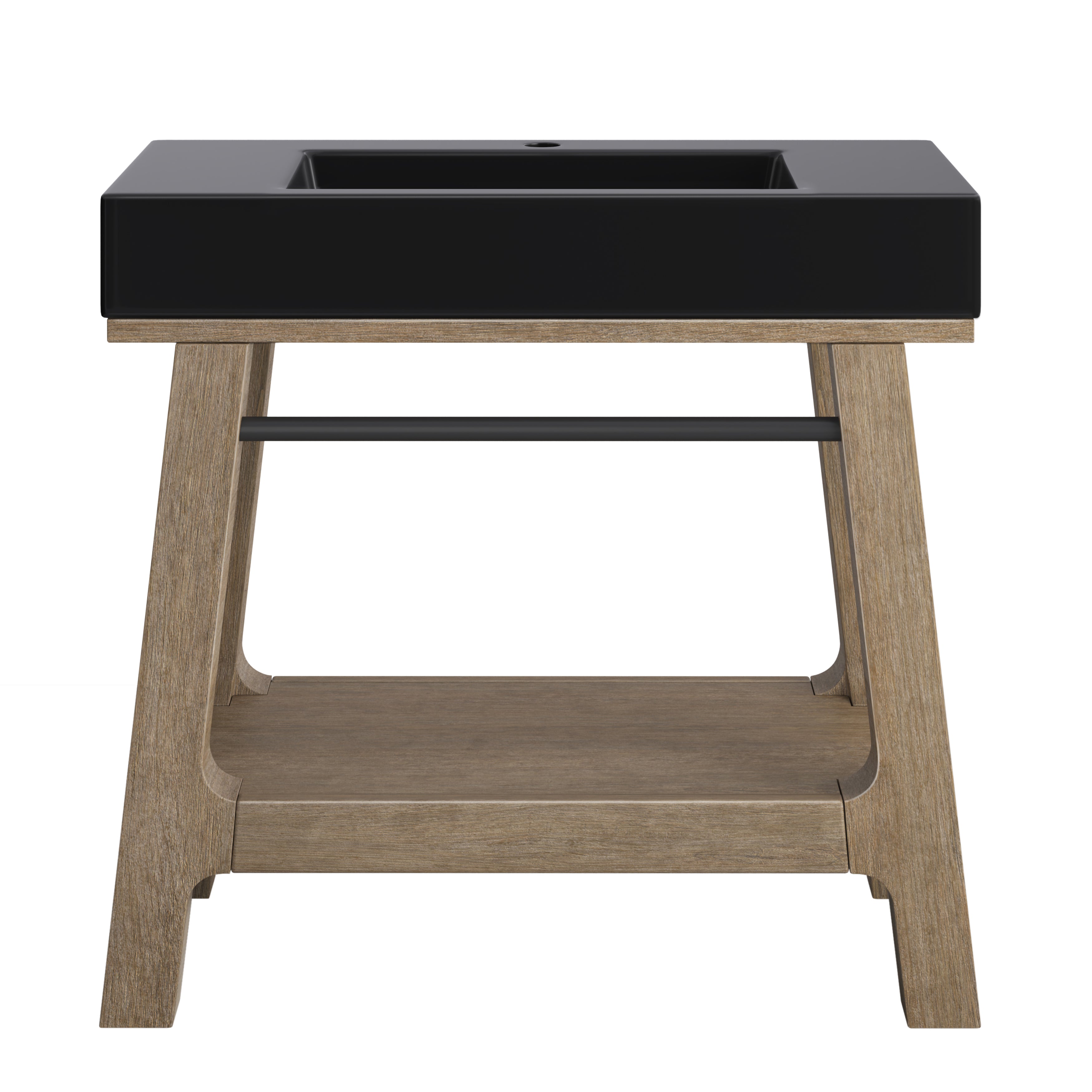 James Martin Auburn 36" Single Sink Console - Weathered Timber