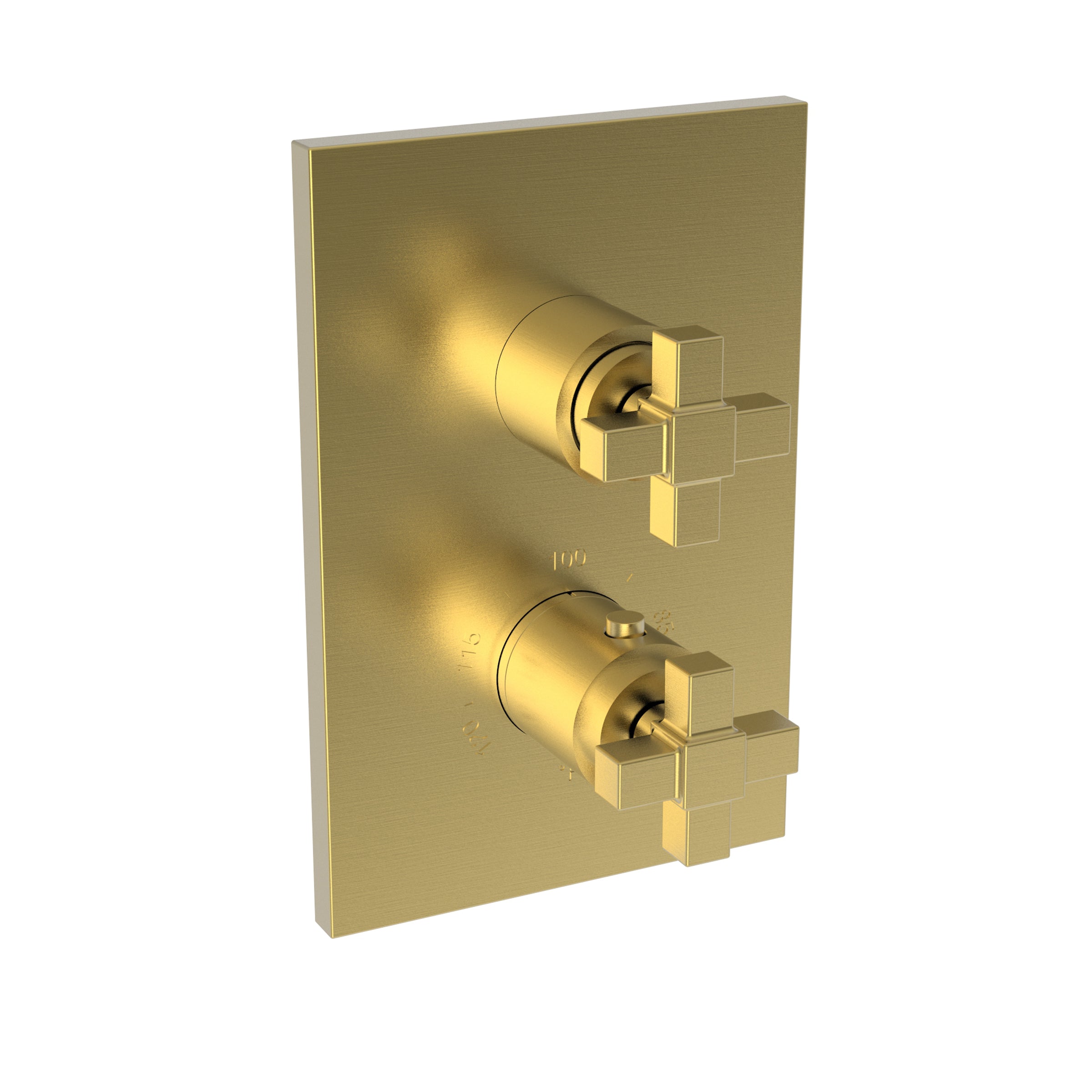 Newport Brass Malvina 1/2" Square Thermostatic Trim Plate with Handle