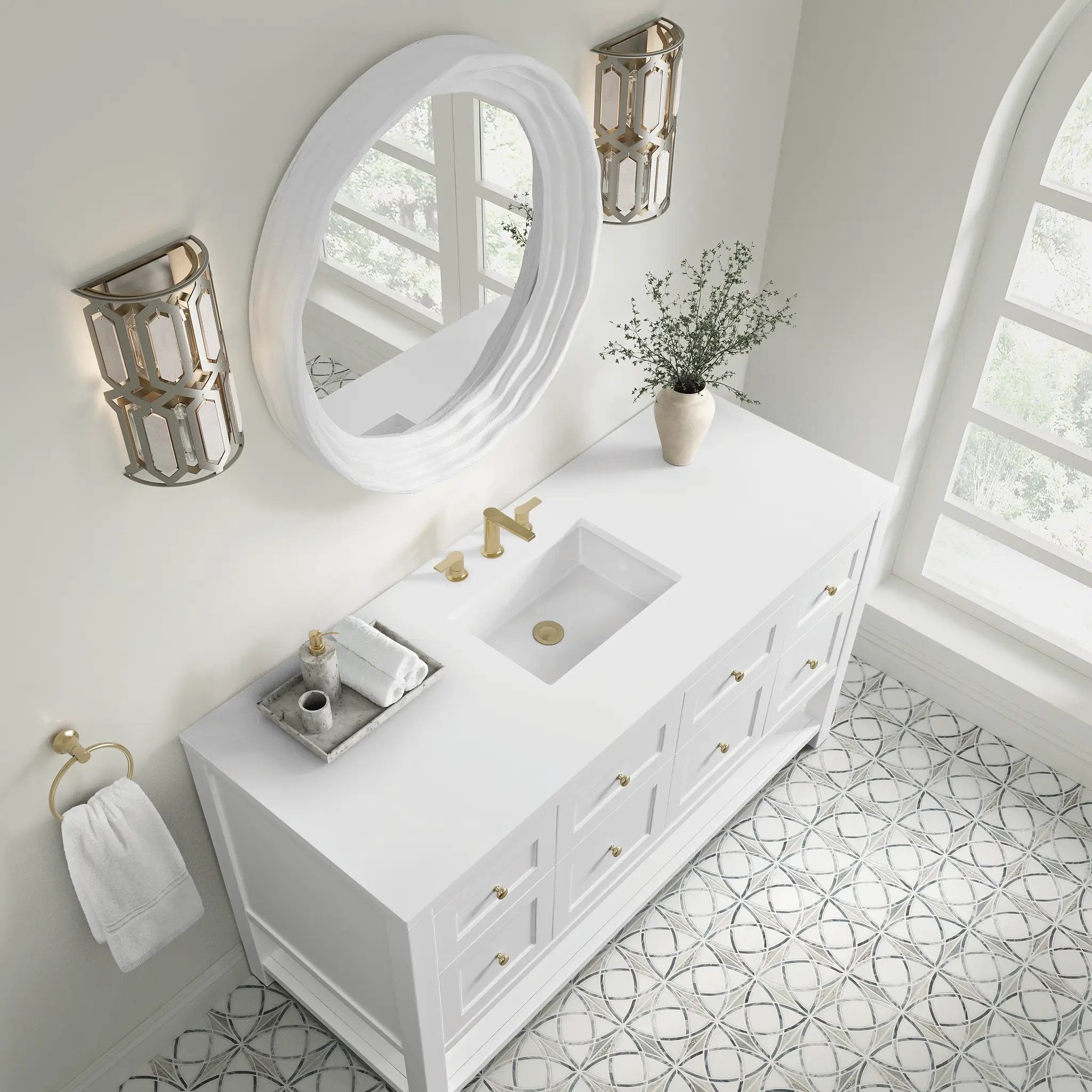 limestone mirror