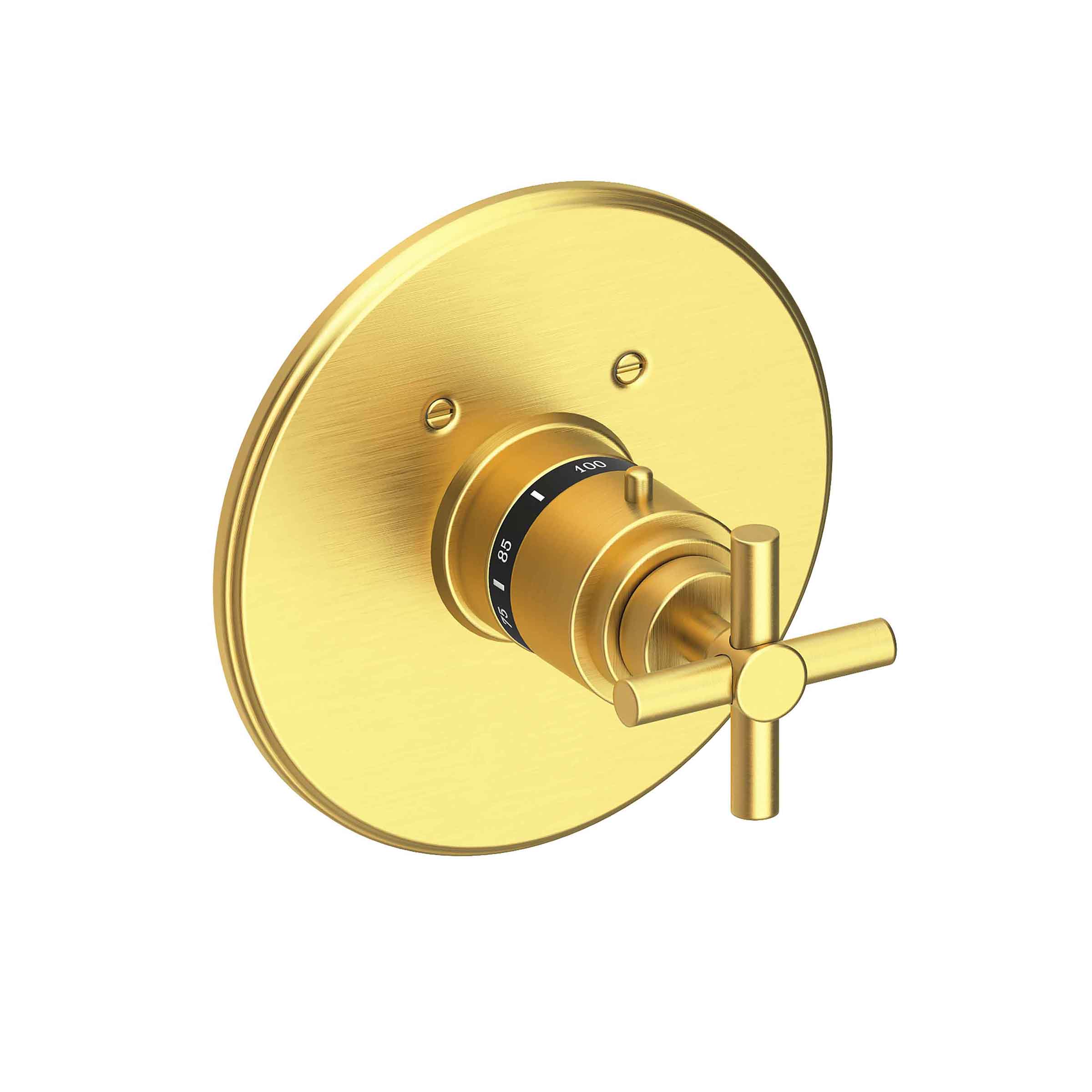 Newport Brass East Linear 3/4" Round Thermostatic Trim Plate with Handle